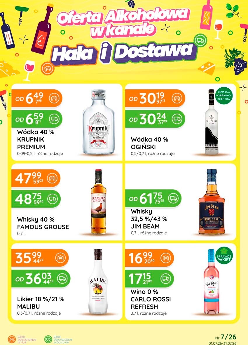Aktualna gazetka Eurocash - Katalog Alkoholowy ważna od 01.07.2026 do 31.07.2026