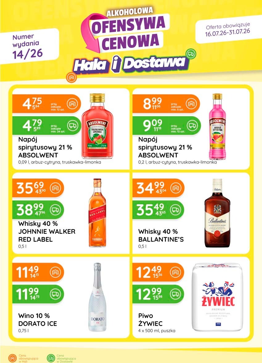 Aktualna gazetka Eurocash - Ofensywa Alkoholowa EC14 ważna od 16.07.2026 do 31.07.2026