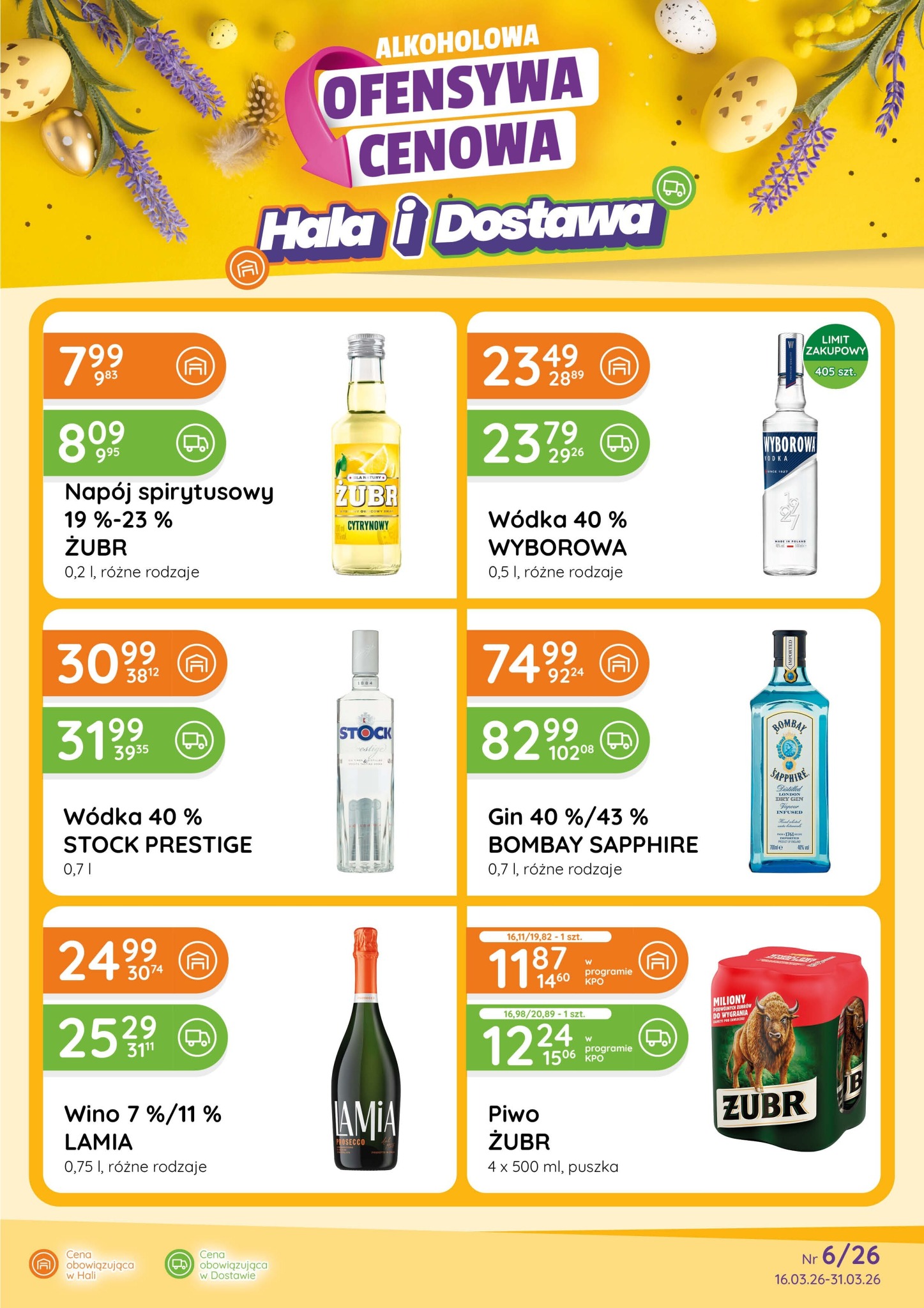 Gazetka Eurocash - Ofensywa Alkoholowa - ważna od 16.03.2026 do 31.03.2026