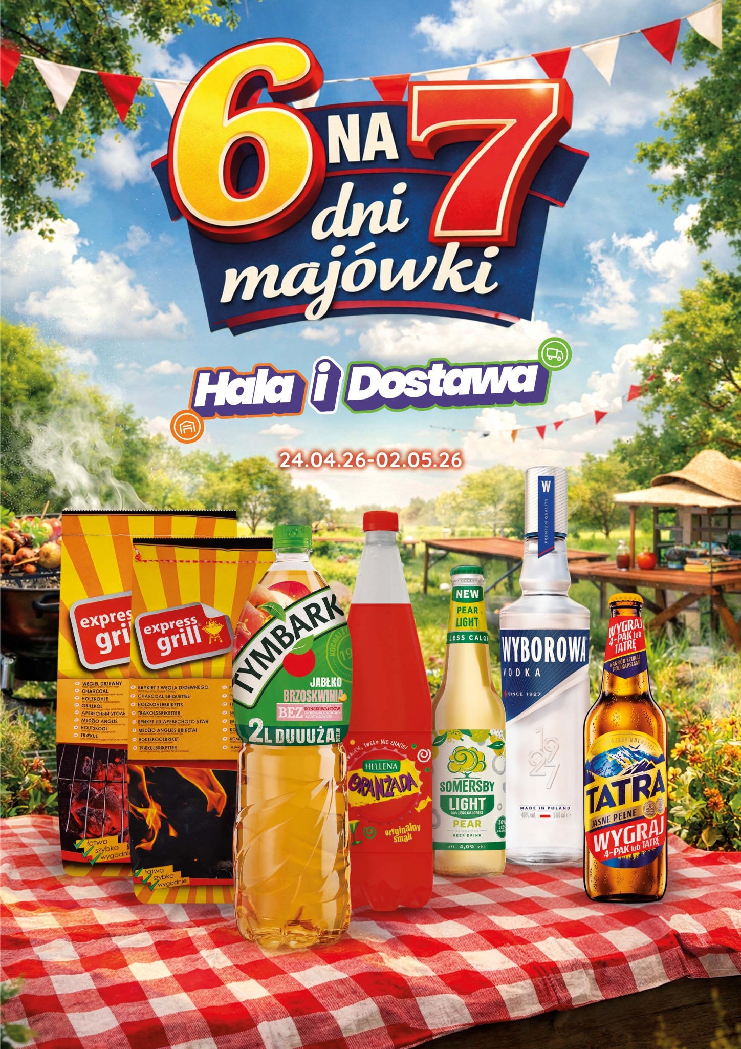 Aktualna gazetka Eurocash - 6 na 7 dni majówki ważna od 24.04.2026 do 02.05.2026