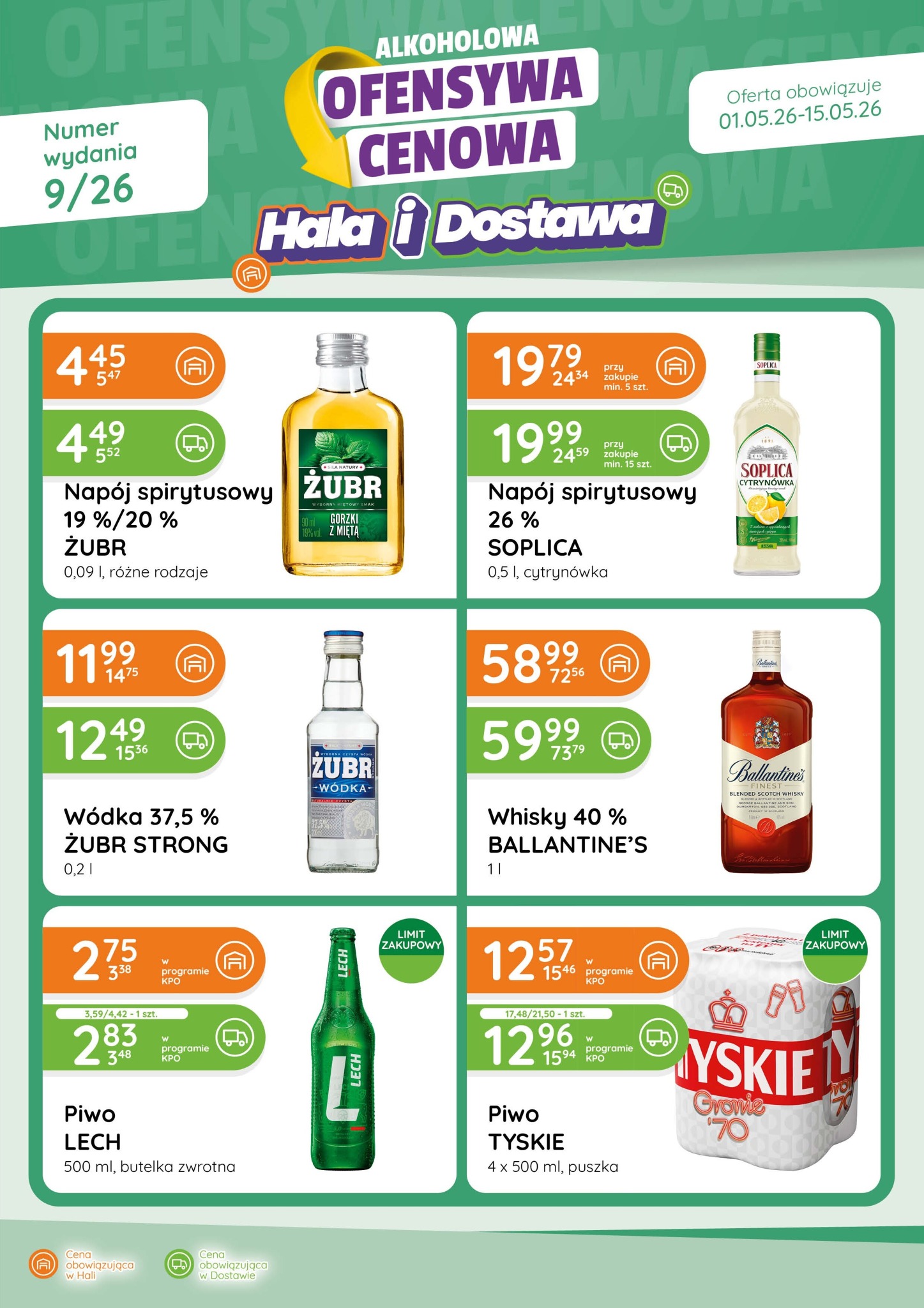 Aktualna gazetka Eurocash - Ofensywa Alkoholowa ważna od 01.05.2026 do 15.05.2026