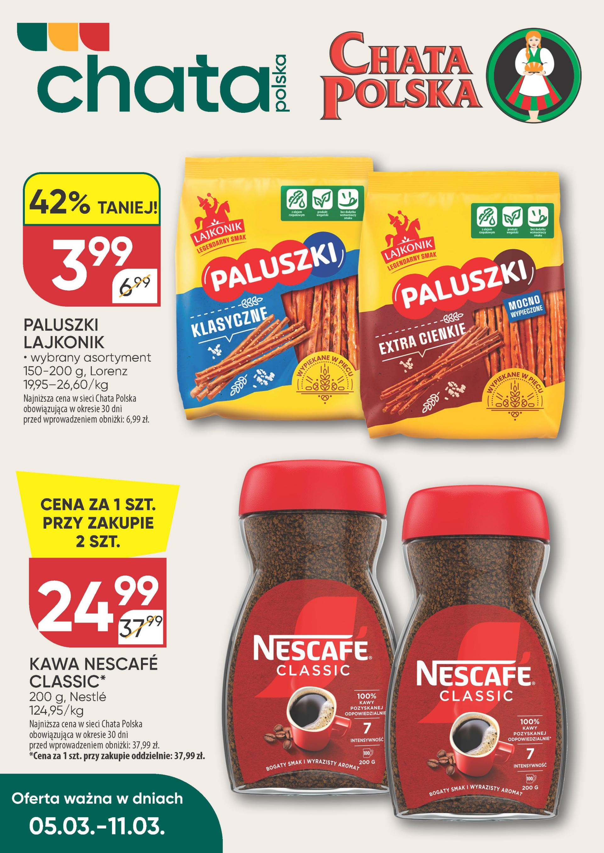 Gazetka Chata Polska - Hity tygodnia - ważna od 05.03.2026 do 11.03.2026