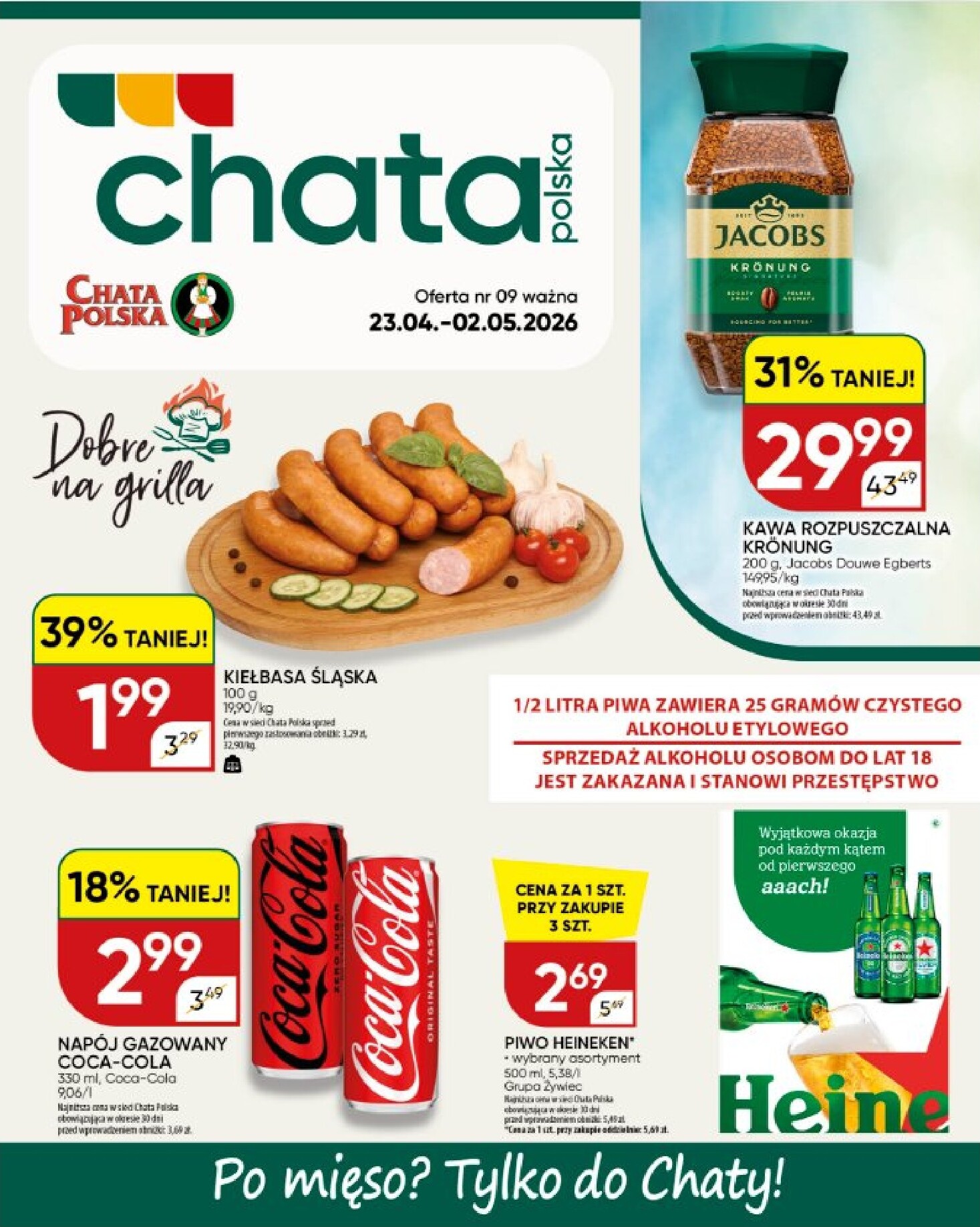 Nowa gazetka Chata Polska ważna od 23.04.2026 do 02.05.2026