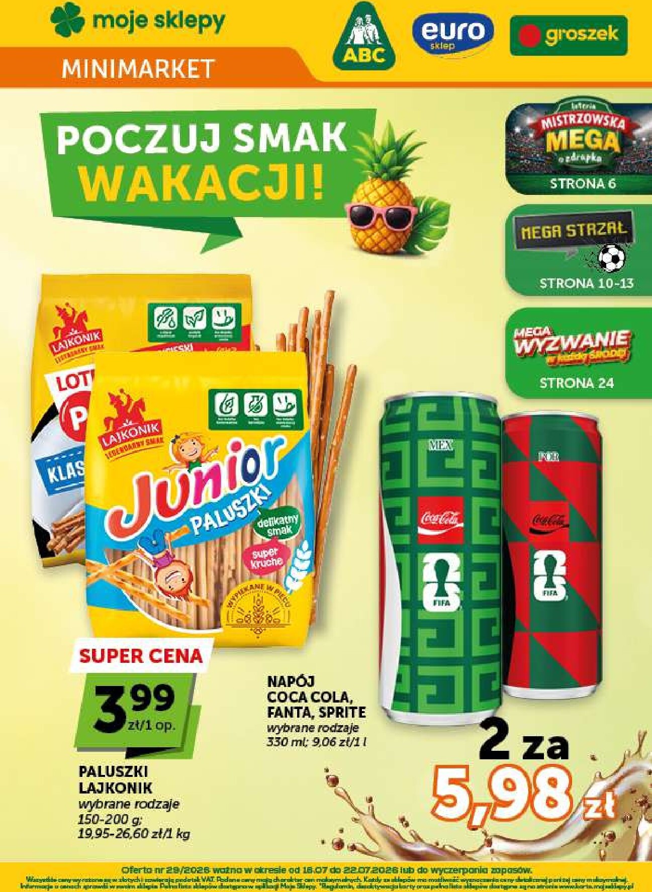 Aktualna gazetka Euro Sklep - Minimarket ważna od 16.07.2026 do 22.07.2026