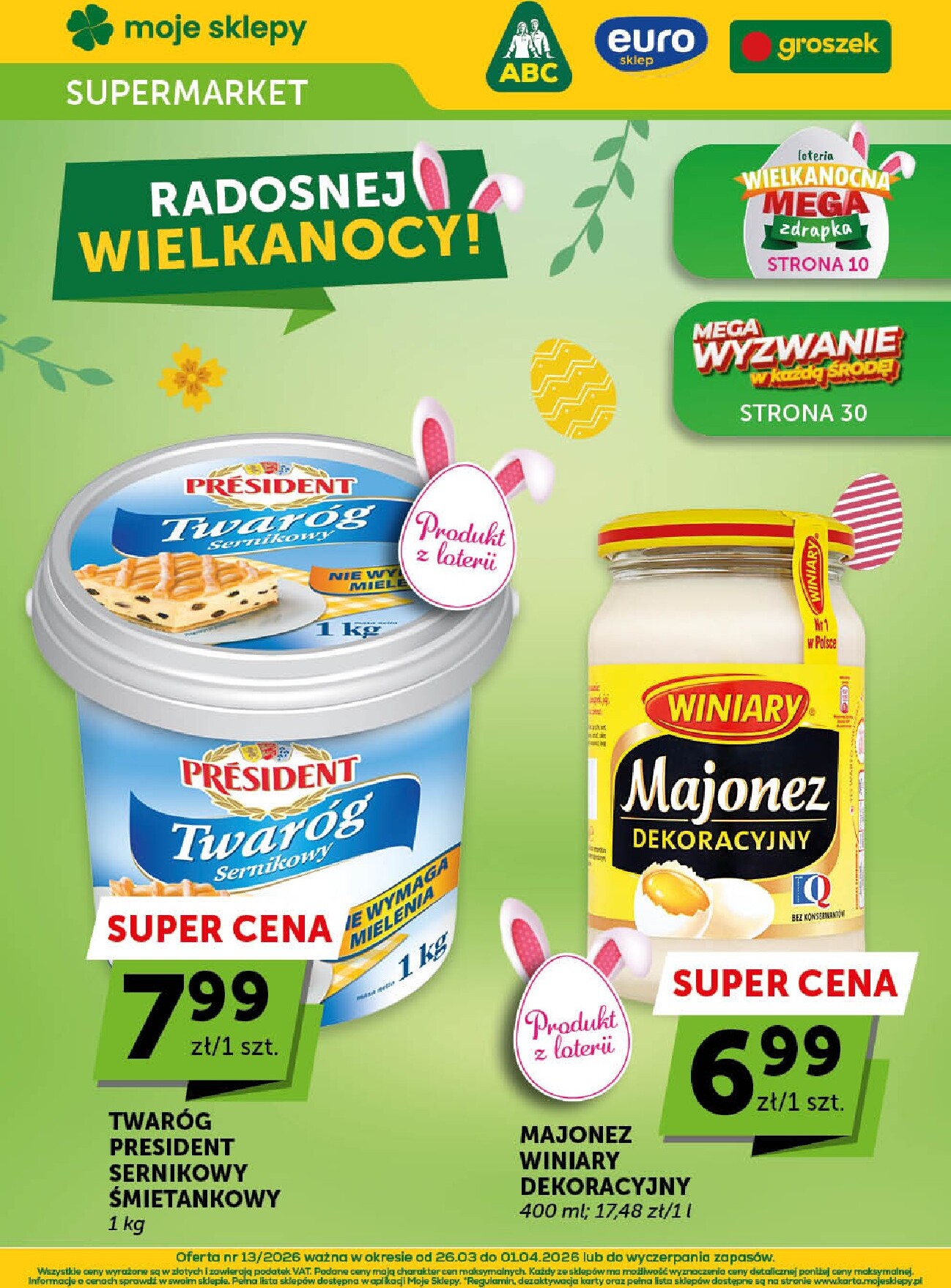 Gazetka Euro Sklep - Supermarket - ważna od 26.03.2026 do 01.04.2026