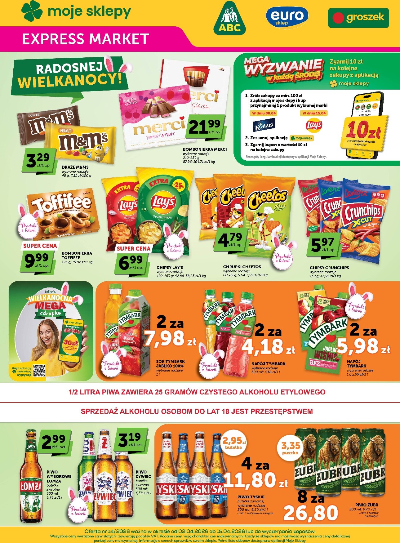 Gazetka Euro Sklep - Expressmarket - ważna od 02.04.2026 do 15.04.2026