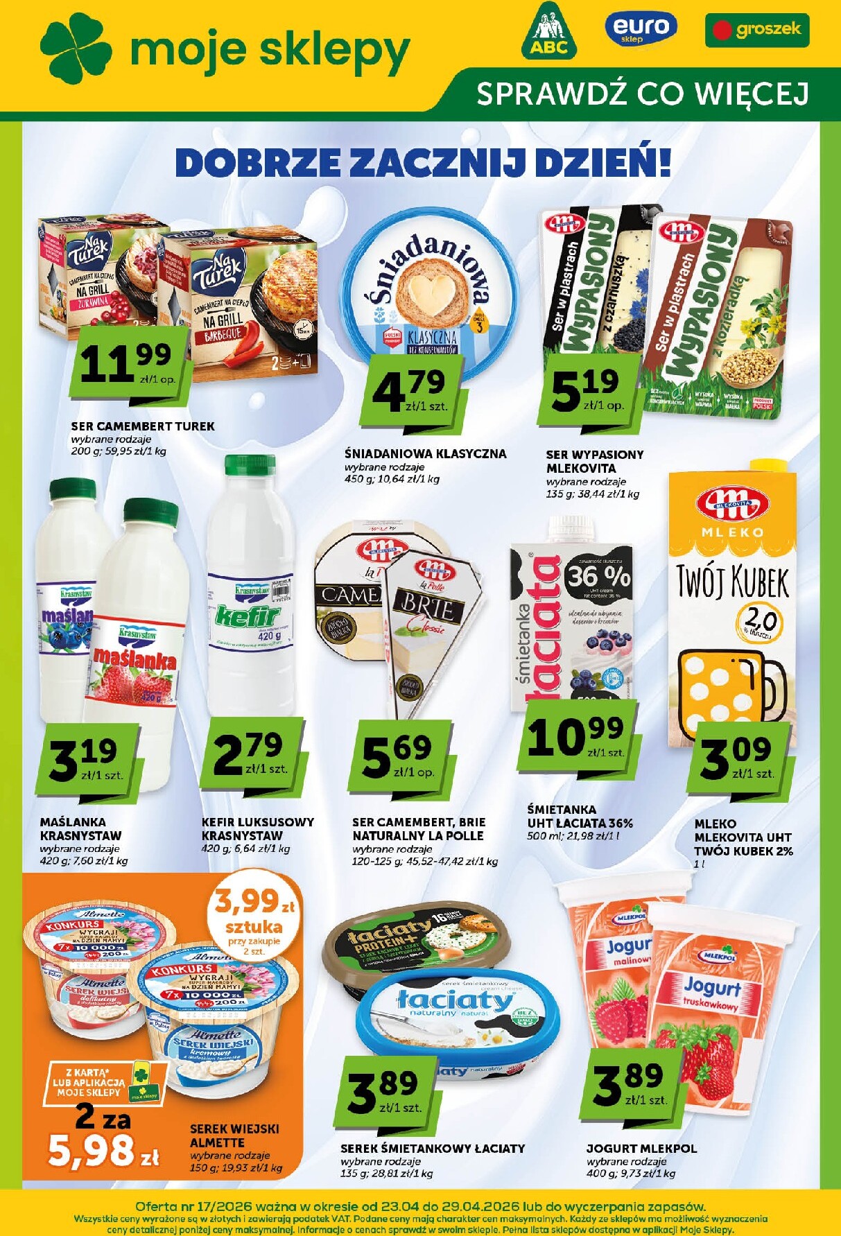 Nowa gazetka Euro Sklep - Sprawdź, co więcej ważna od 23.04.2026 do 29.04.2026