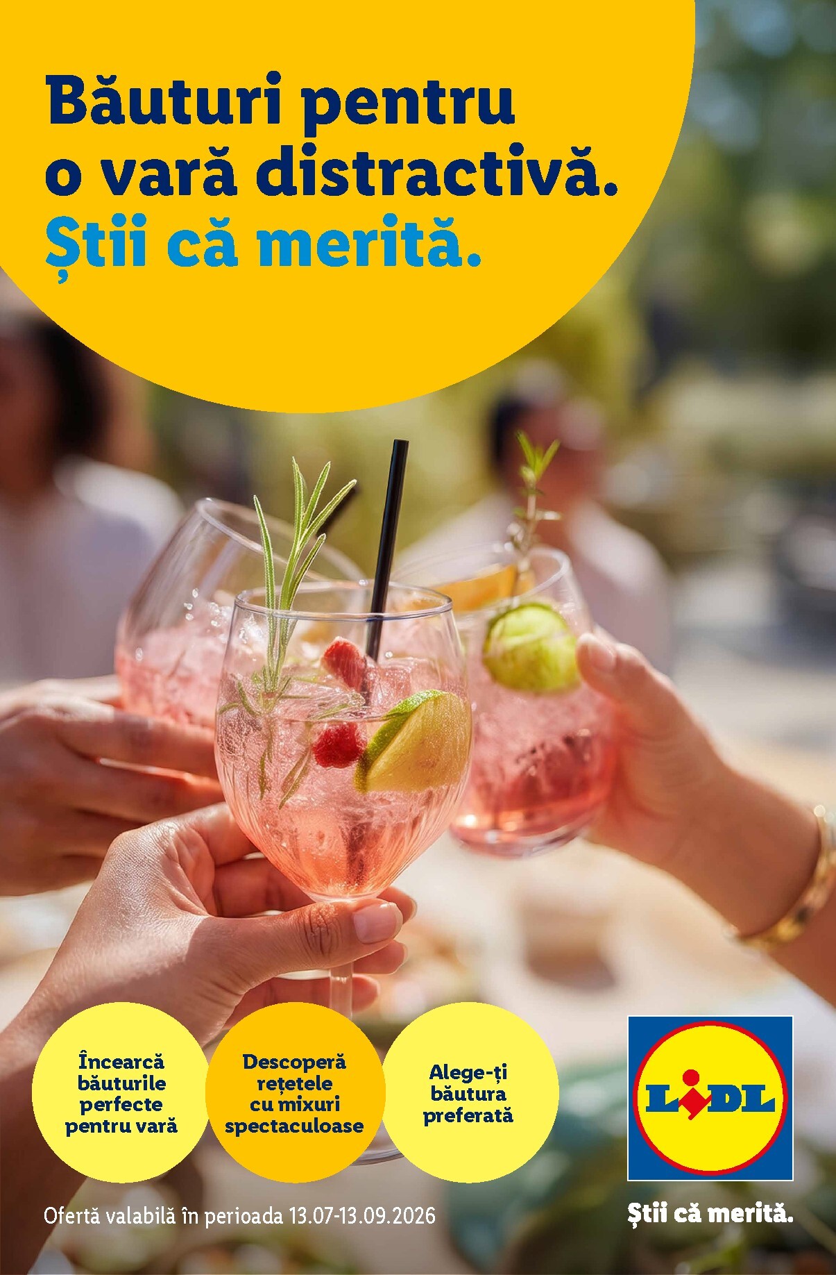 Brosura Lidl - Catalogul valabilă de la luni 13.07.2026 până la duminică 13.09.2026