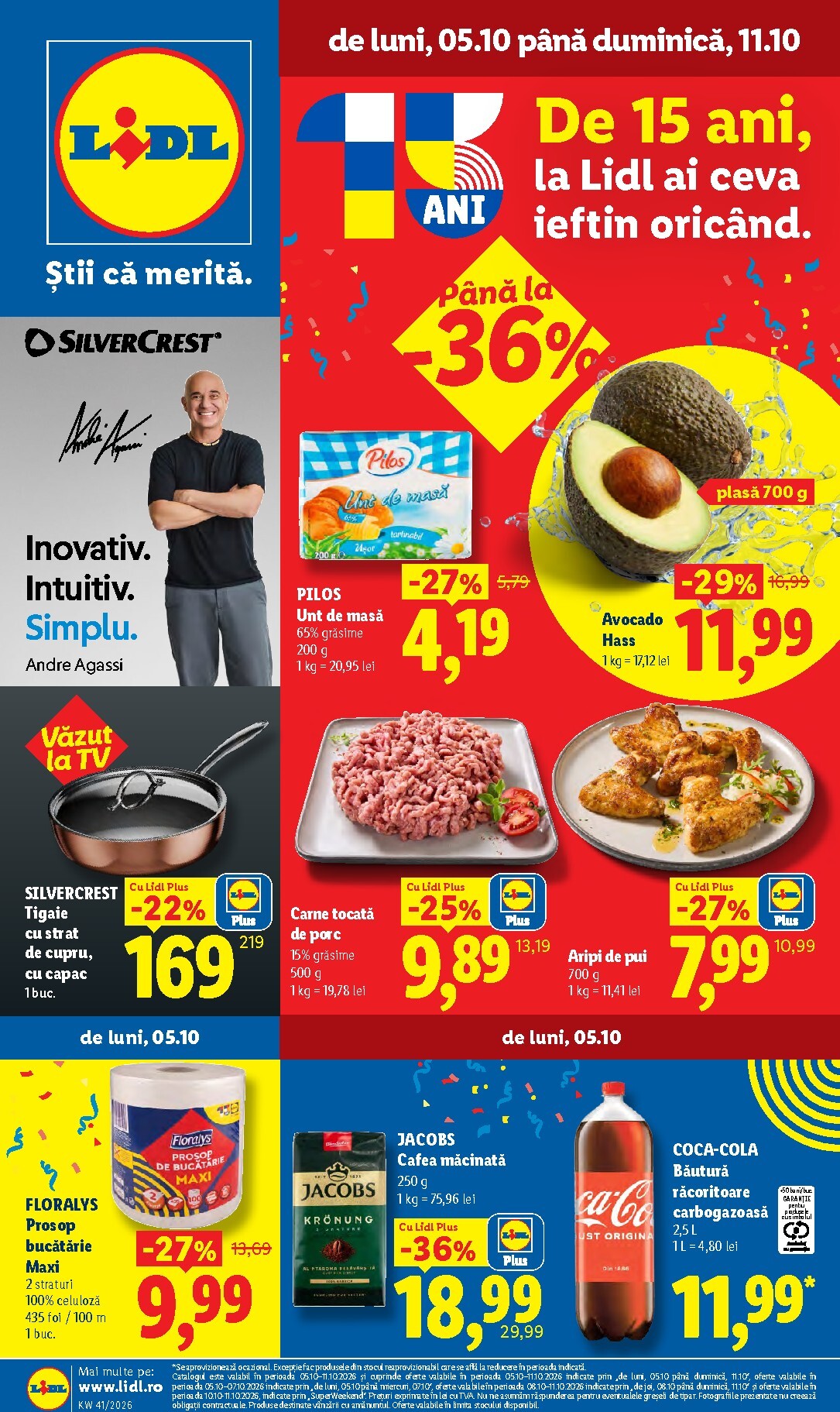Lidl pliante pentru săptămâna viitoare de la luni 05.10.2026 până la duminică 11.10.2026
