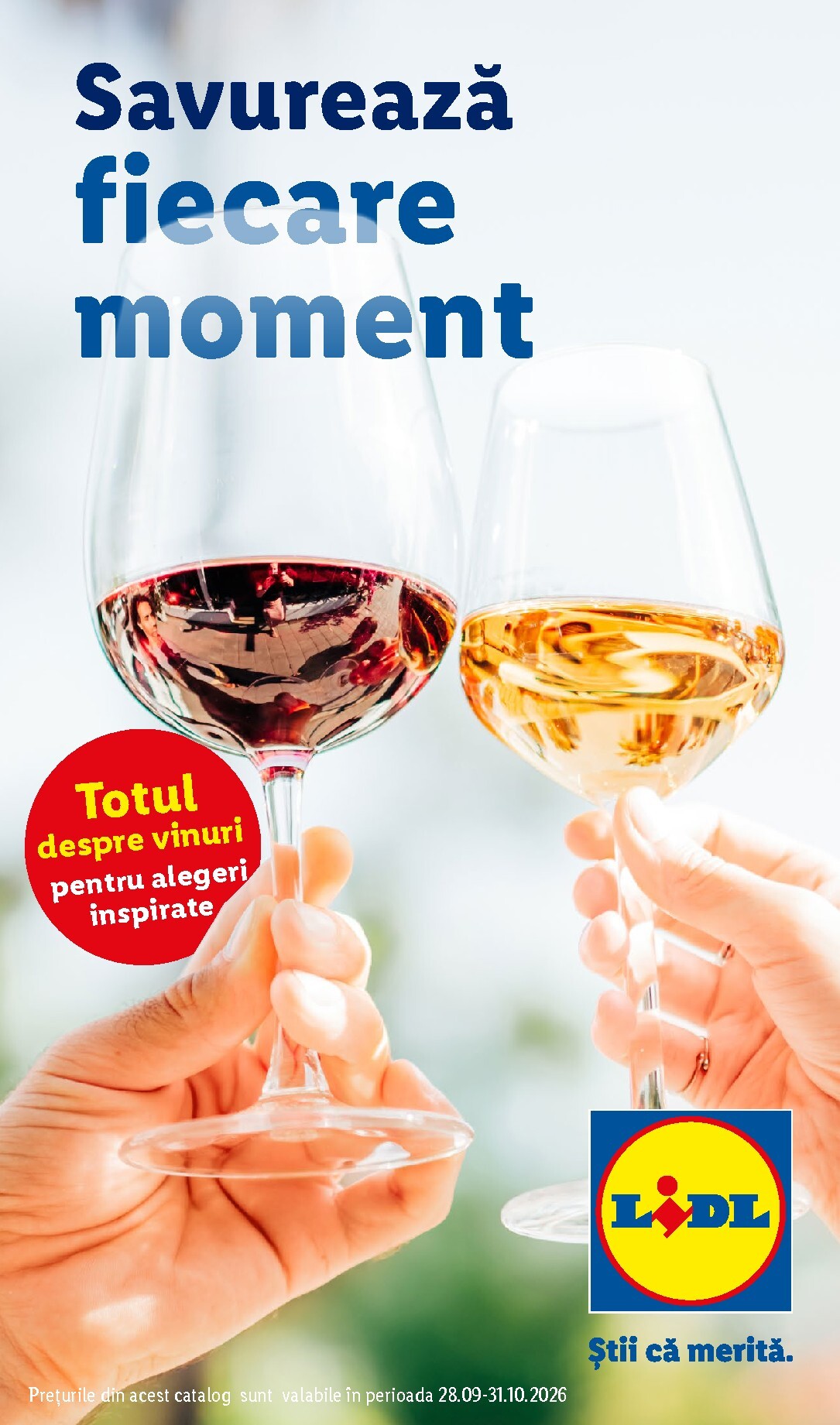 Brosura Lidl - De vinuri valabilă de la luni 28.09.2026 până la sâmbătă 31.10.2026