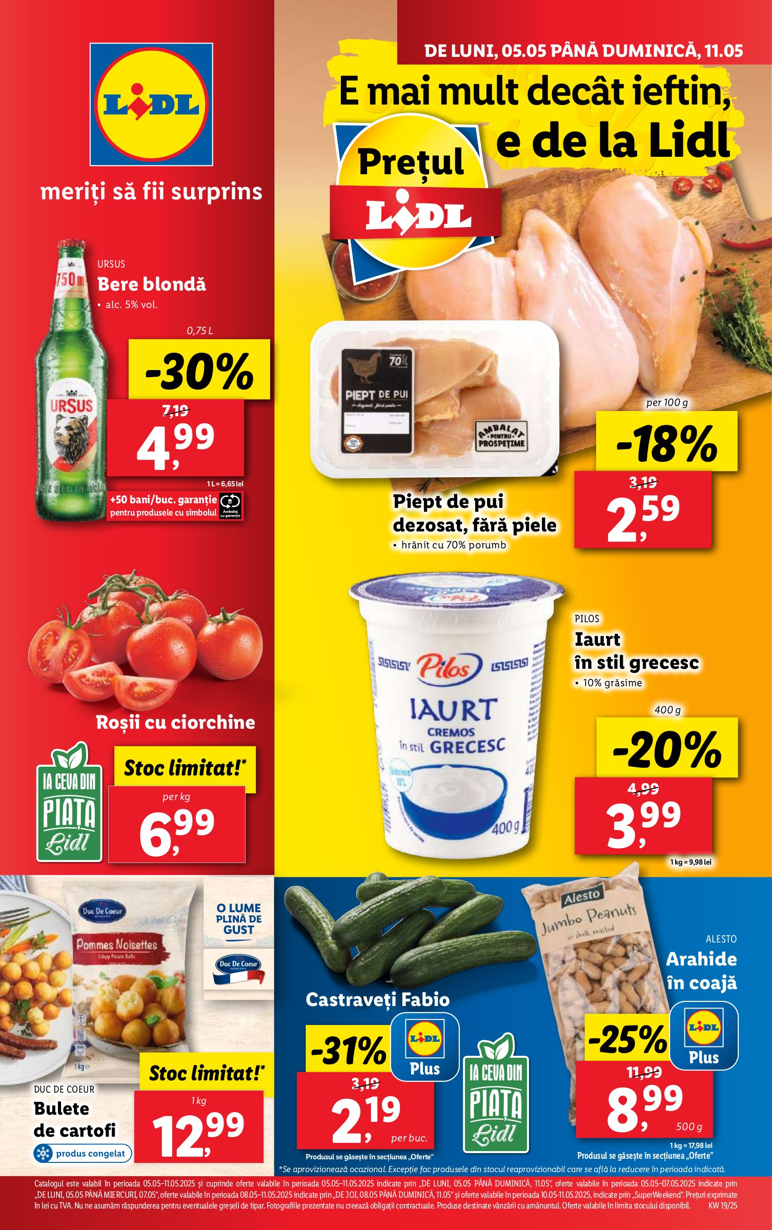 Descoperă cele mai tari oferte de astăzi: Piept de pui de la LIDL, Pulpe de porc de la Kaufland, Avocado de la Carrefour, promoții recente și reduceri maxime! (2025-05-07)