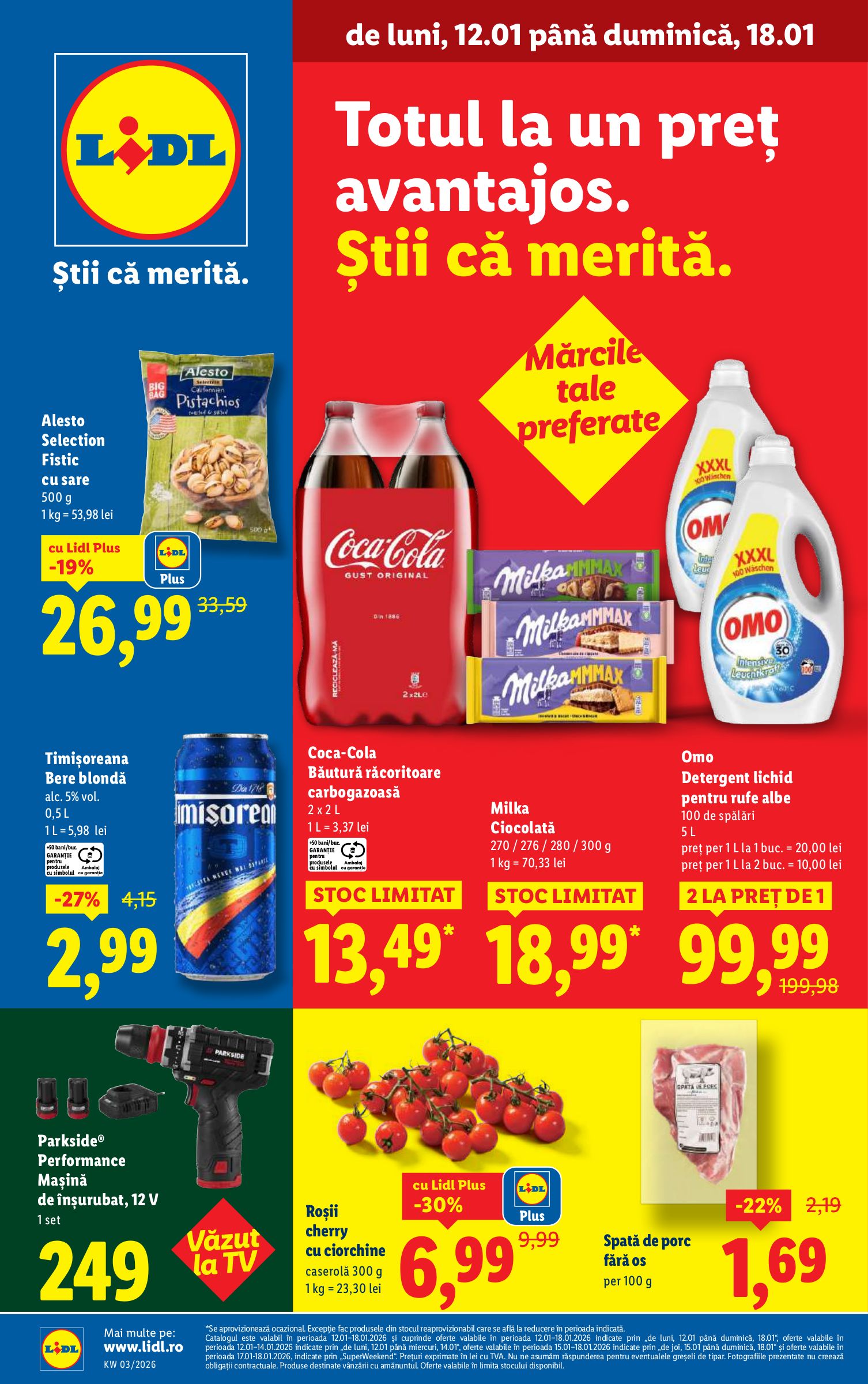 Super Oferte la LIDL: Fistic la 26,99 Lei, Kaufland: Bere Ciucaș la 7,99 Lei și Carrefour: Struguri Albi la 11,99 Lei - Vezi și Alte Reduceri pentru 2026-01-07!