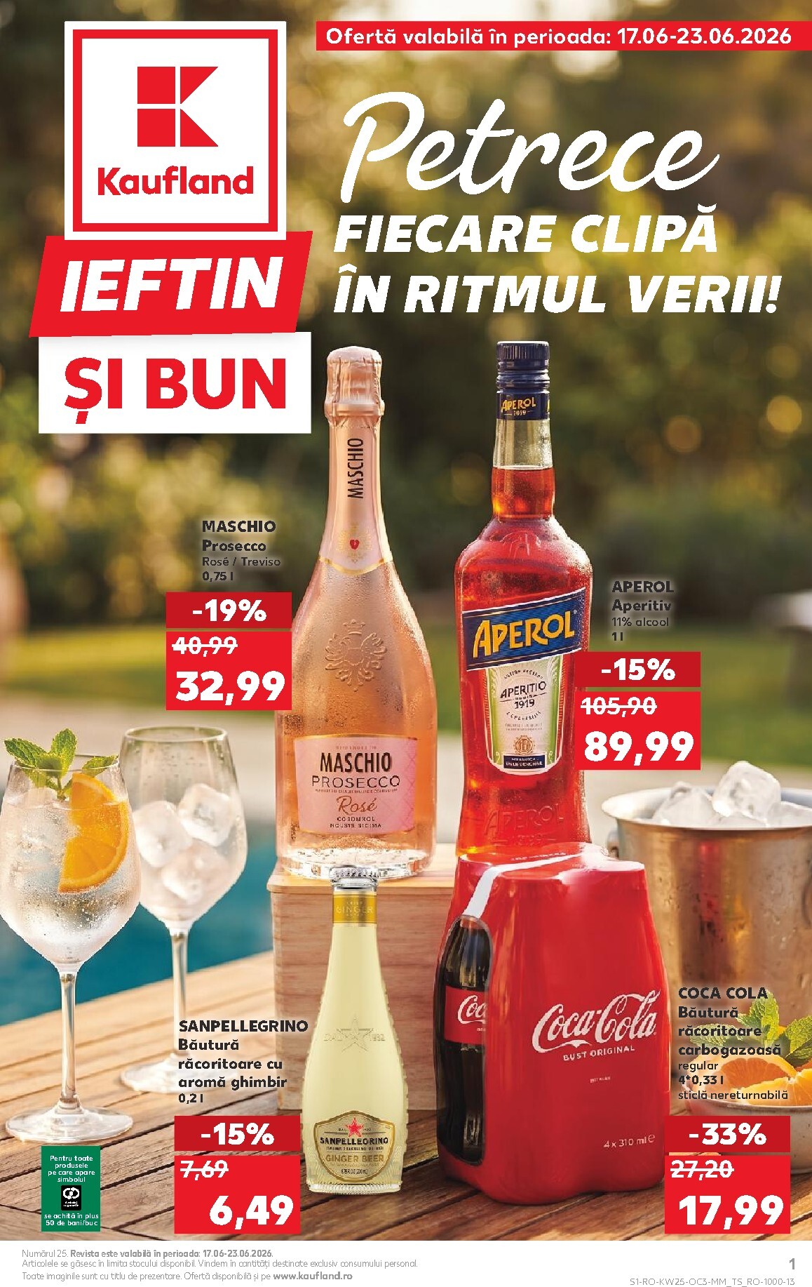 Kaufland pliante pentru săptămâna viitoare de la miercuri 17.06.2026 până la marți 23.06.2026