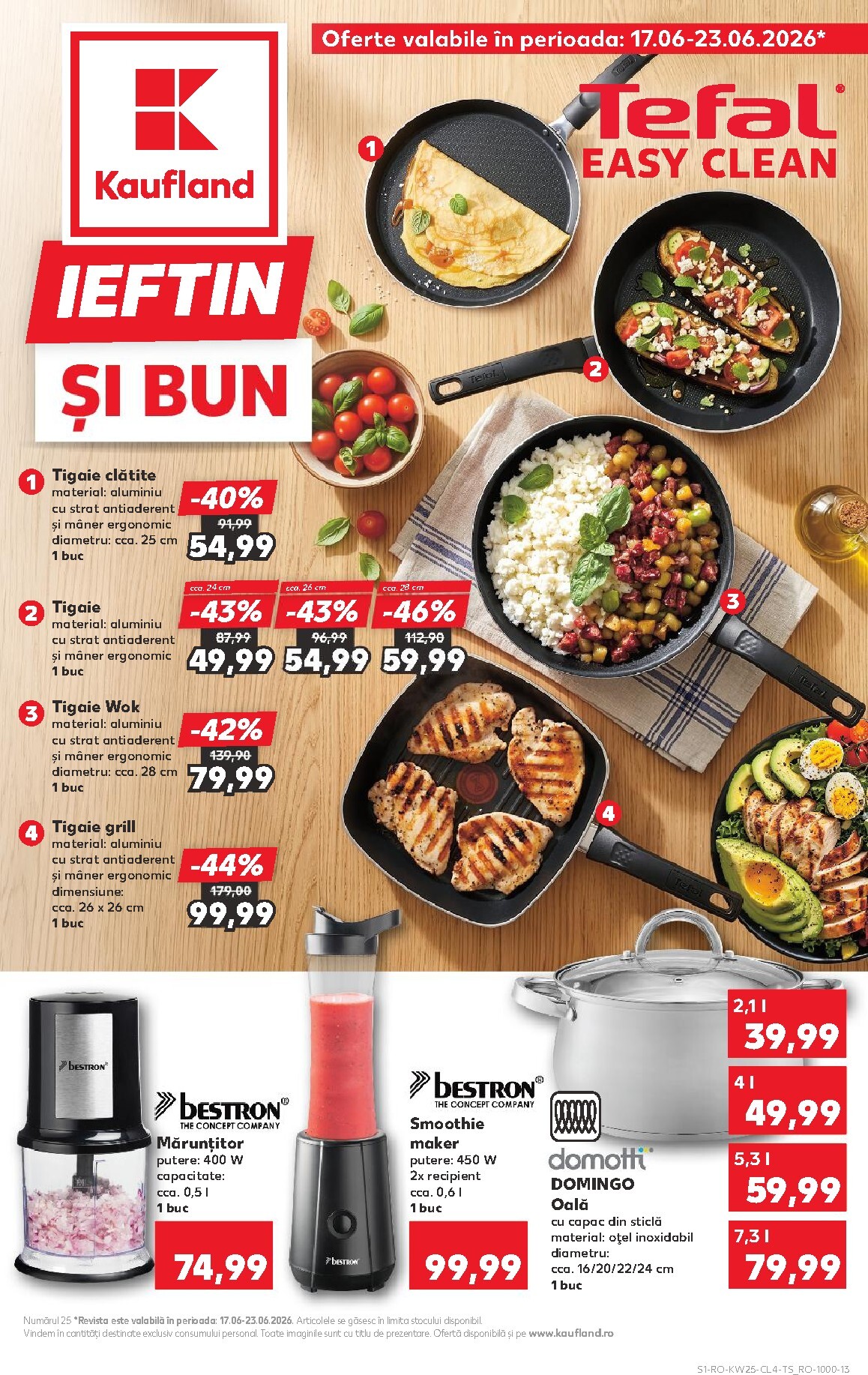 Kaufland - Nonfood pliante pentru săptămâna viitoare de la miercuri 17.06.2026 până la marți 23.06.2026
