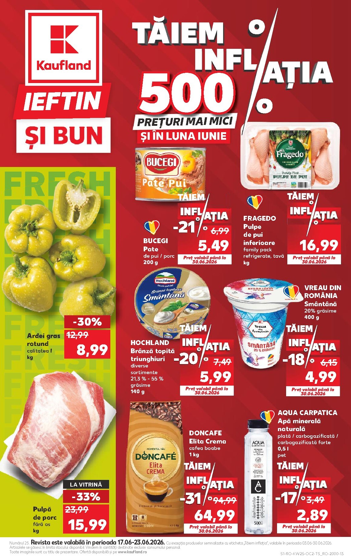 Brosura Kaufland valabilă de la miercuri 17.06.2026 până la marți 23.06.2026