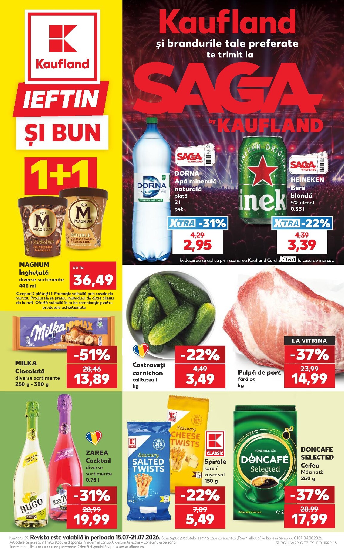 Pliantele viitoare Kaufland valabil de la miercuri 15.07.2026 până la marți 21.07.2026