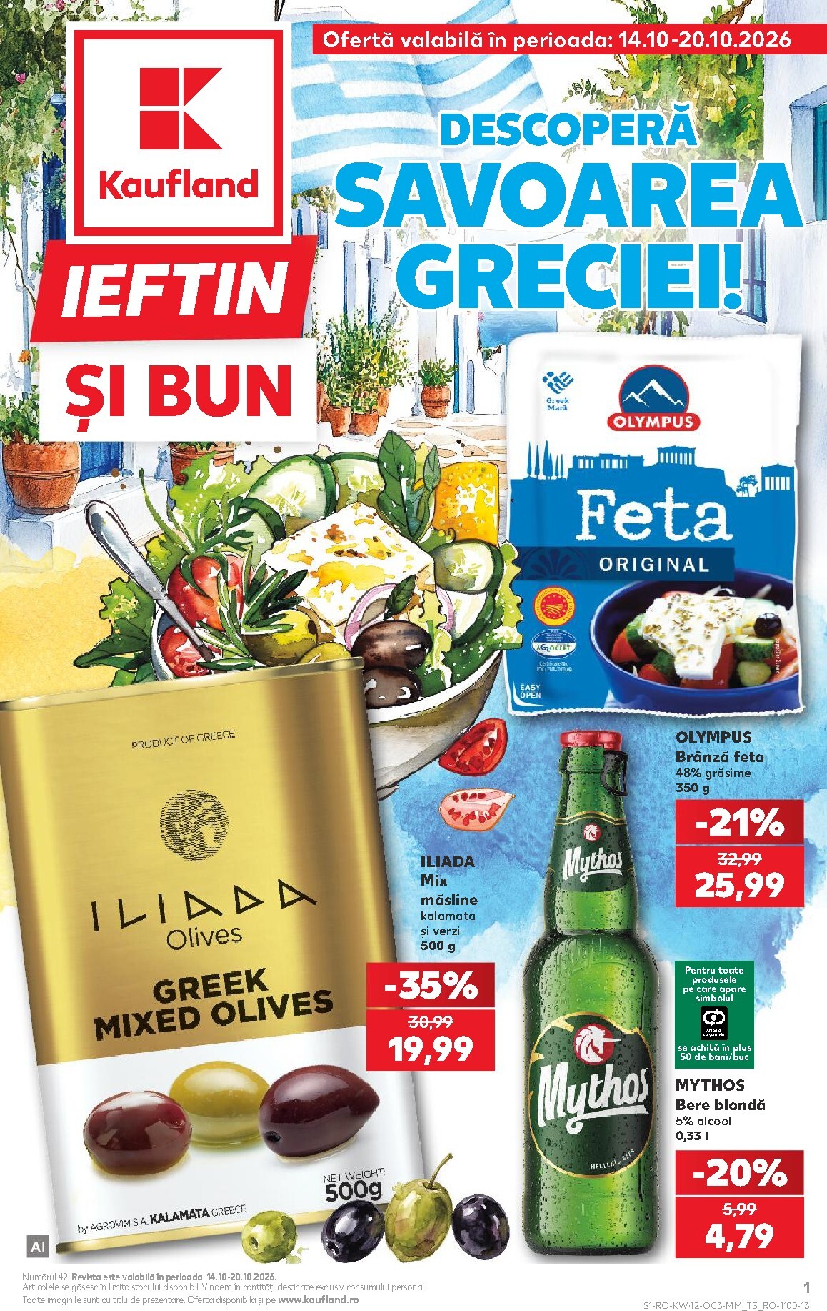 Kaufland - Descoperă savoarea Greciei pliante pentru săptămâna viitoare de la miercuri 14.10.2026 până la marți 20.10.2026