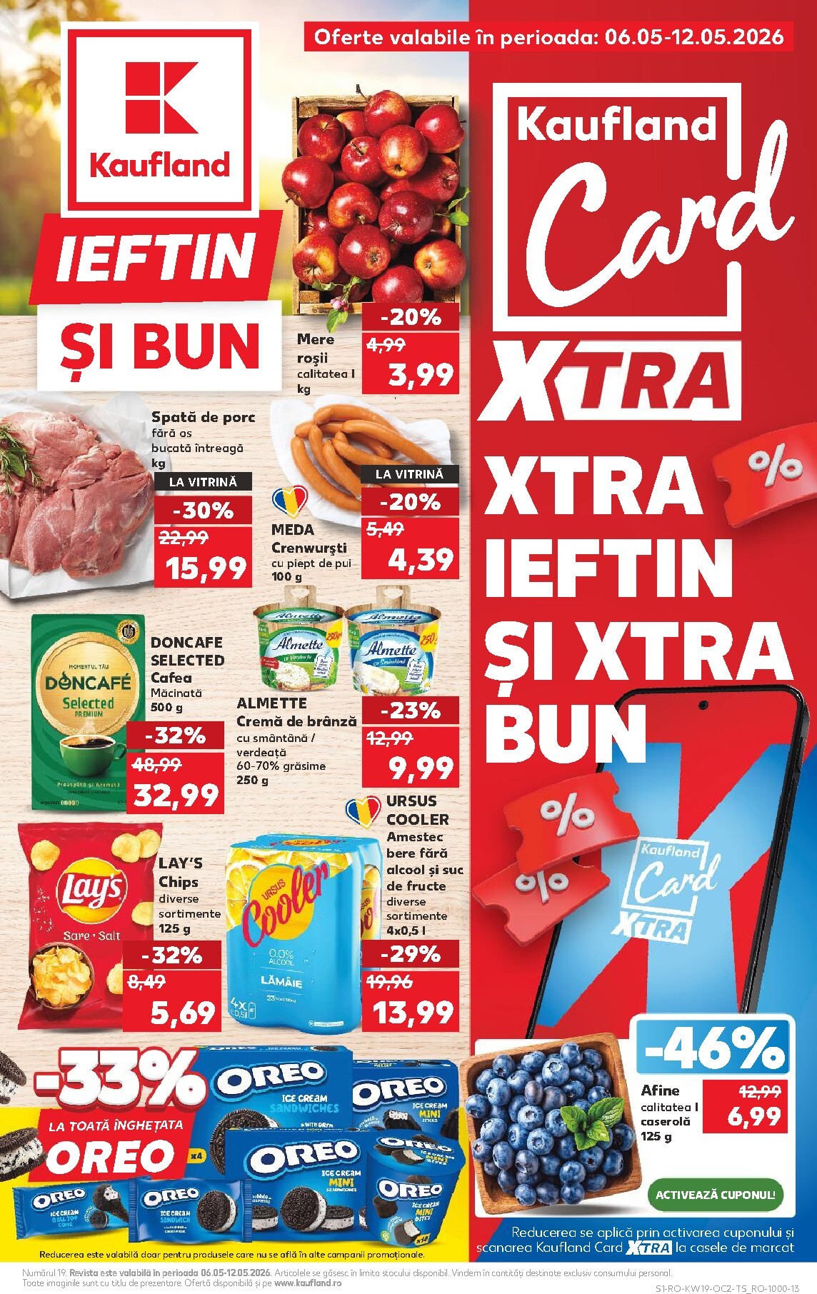 Kaufland pliante pentru săptămâna viitoare de la miercuri 06.05.2026 până la marți 12.05.2026
