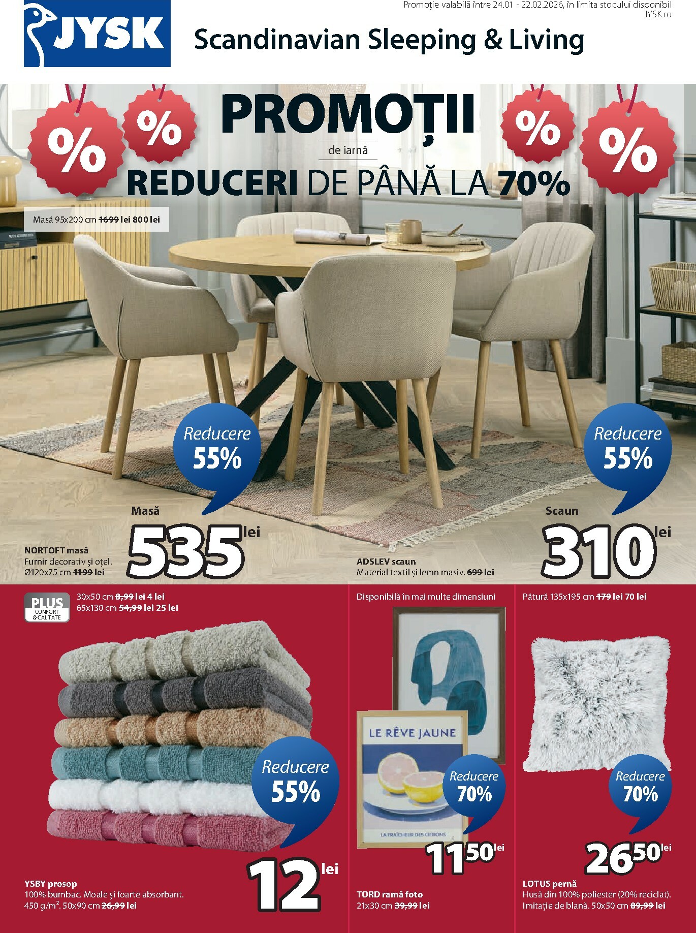 Catalog JYSK online – oferte valabile din 24.01.
