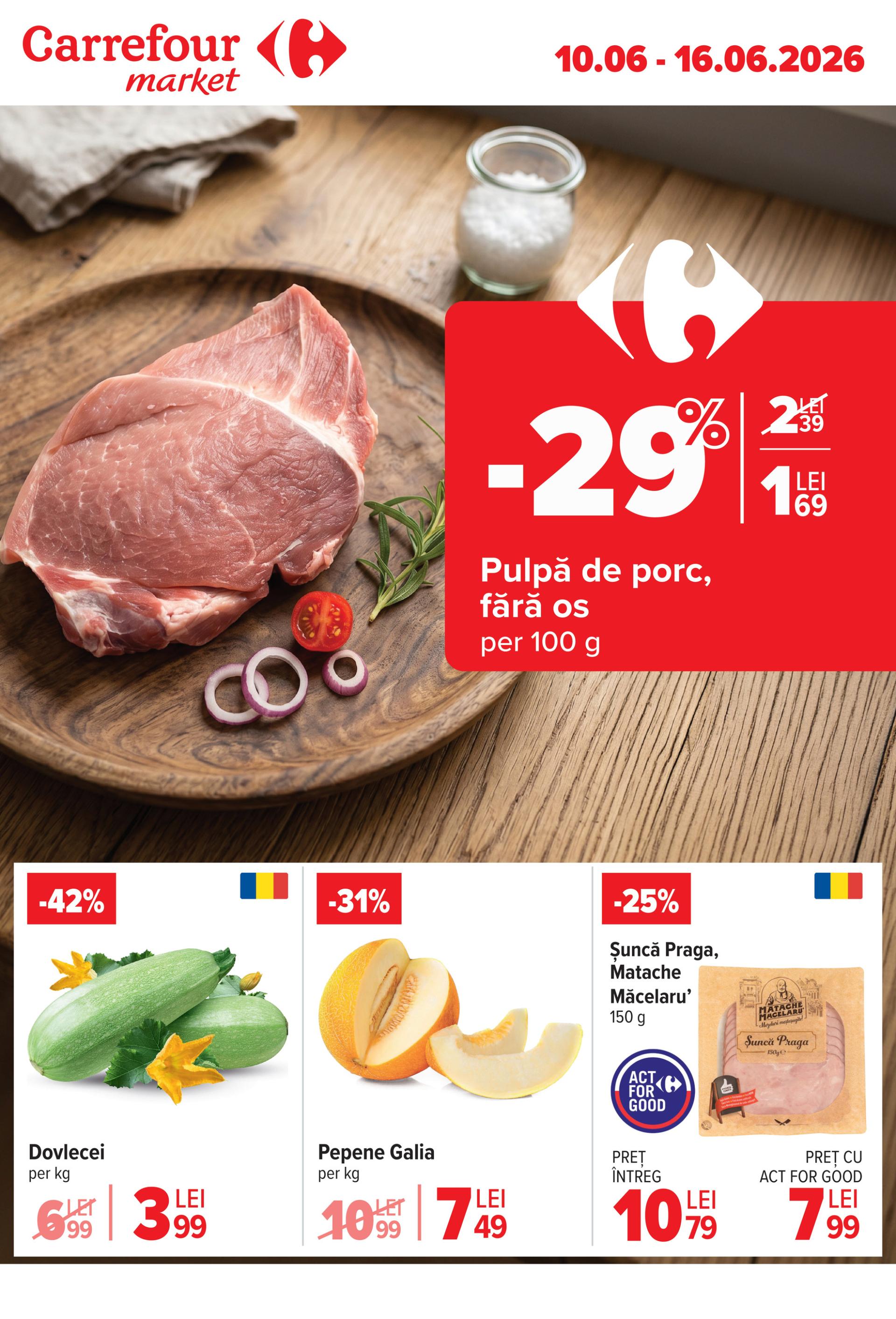 Brosura Carrefour - Market valabilă de la miercuri 10.06.2026 până la marți 16.06.2026