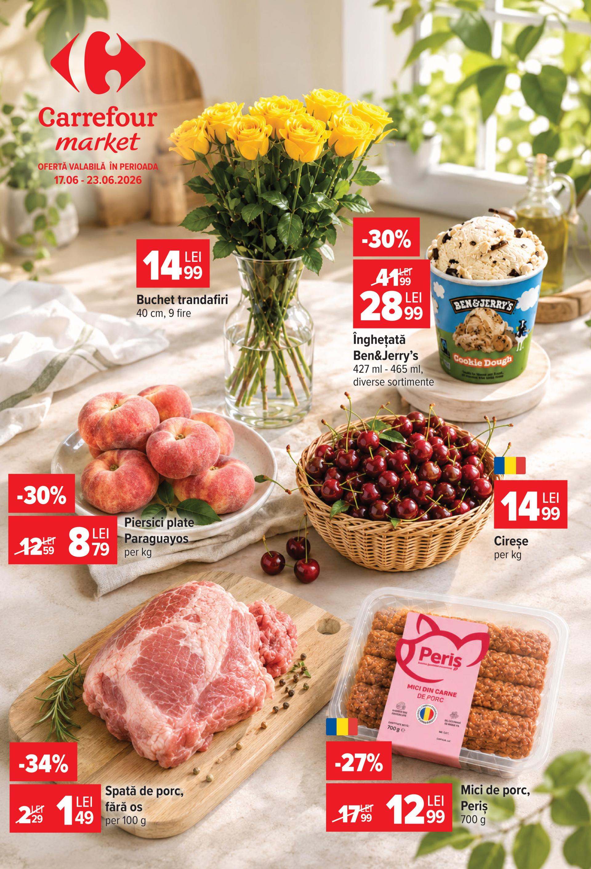 Brosura Carrefour Market valabilă de la miercuri 17.06.2026 până la marți 23.06.2026