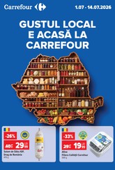 Brosura Carrefour - Gustul Local valabilă de la miercuri 01.07.2026 până la marți 14.07.2026
