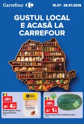 Brosura Carrefour - Gustul Local valabilă de la miercuri 15.07.2026 până la marți 28.07.2026