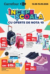 Brosura Carrefour - Back to School valabilă de la miercuri 12.08.2026 până la marți 15.09.2026