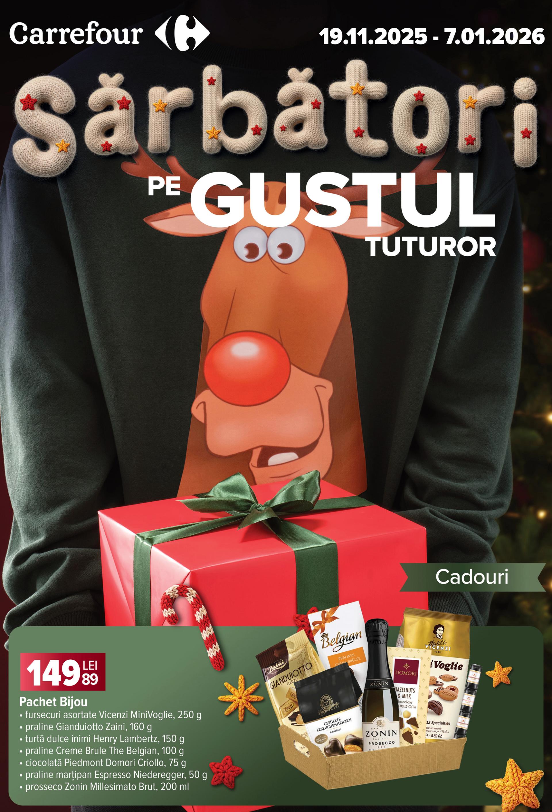 Descoperă cele mai tari oferte din această săptămână: Crema de brânză Milbona la Lidl, Jacheta lucrător la Kaufland și Pachet Bijou la Carrefour! Iată promoțiile și reducerile din 19 noiembrie 2025!