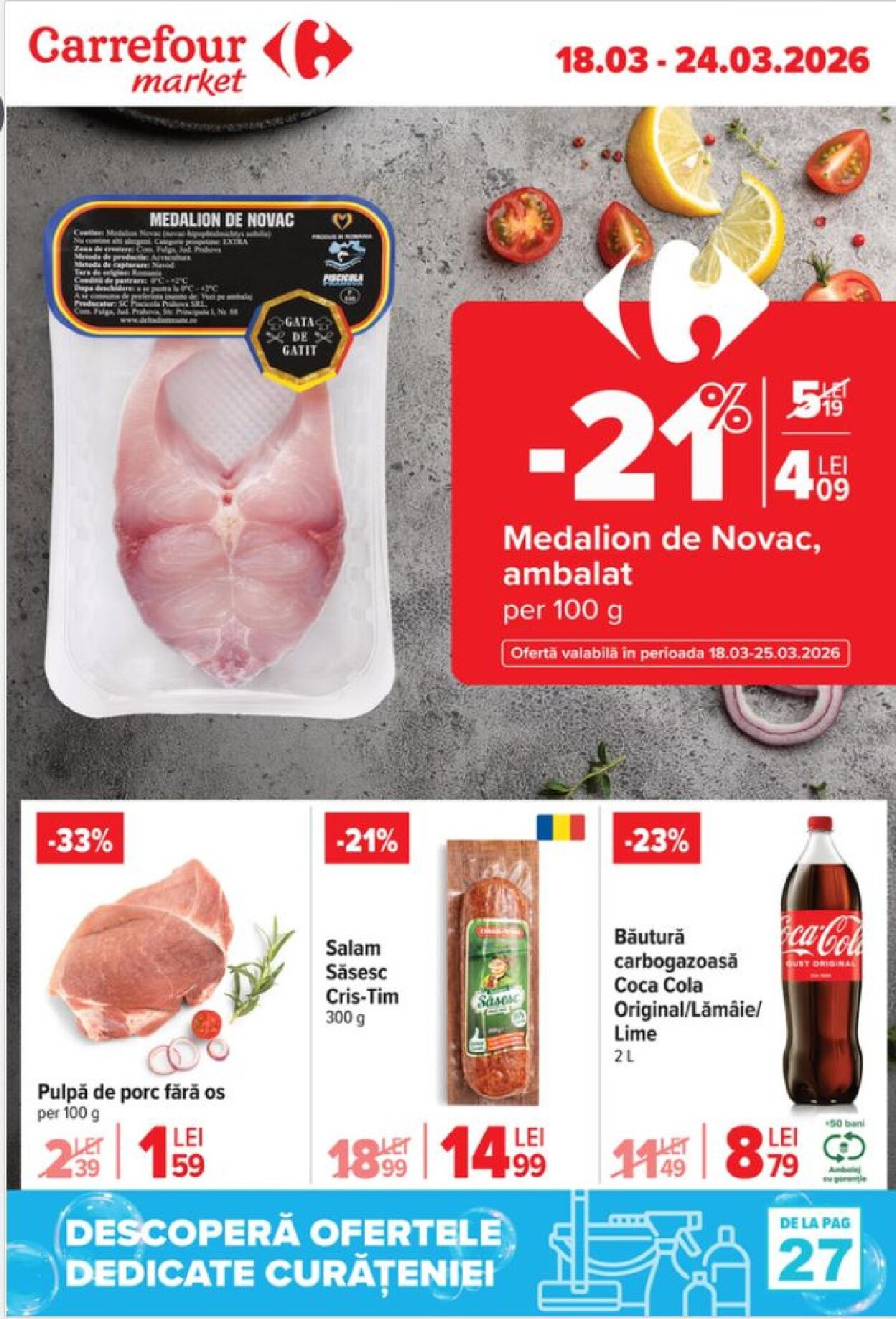 Catalog Carrefour Market online – oferte valabile din 18.03.2026