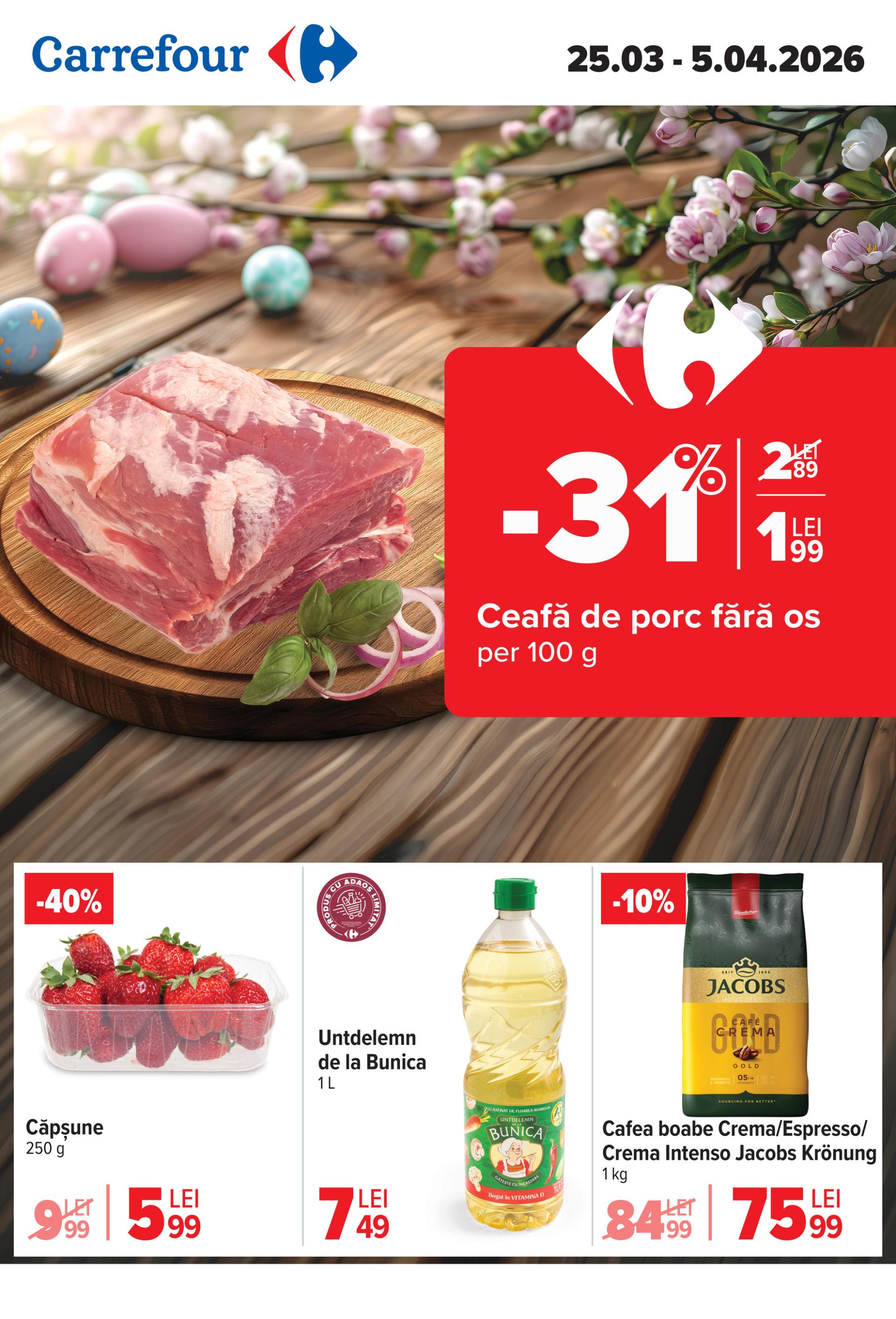 Catalog Carrefour online – oferte valabile din 25.03.2026