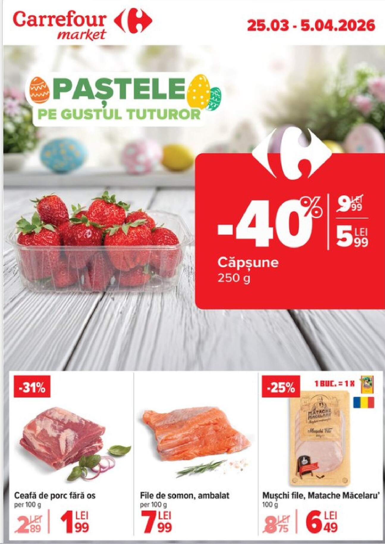 Catalog Carrefour - Market online – oferte valabile din 25.03.2026