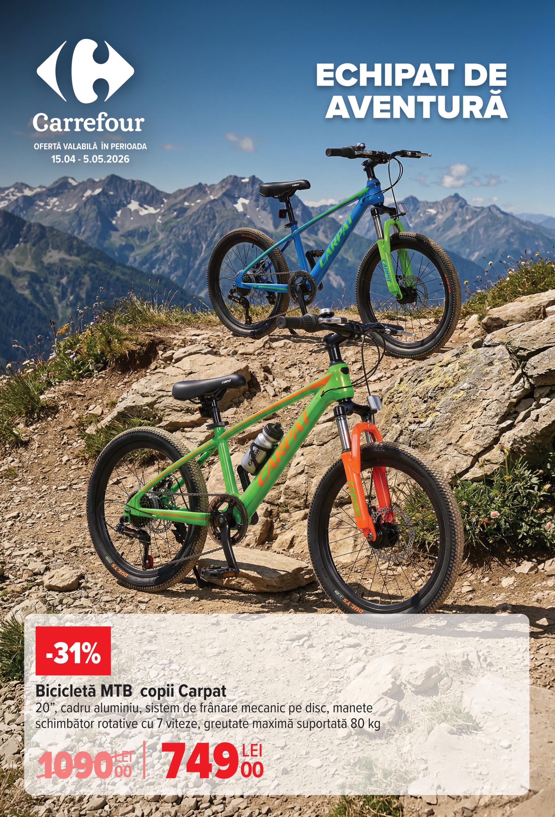 Brosura Carrefour - Special Outdoor valabilă de la miercuri 15.04.2026 până la marți 05.05.2026