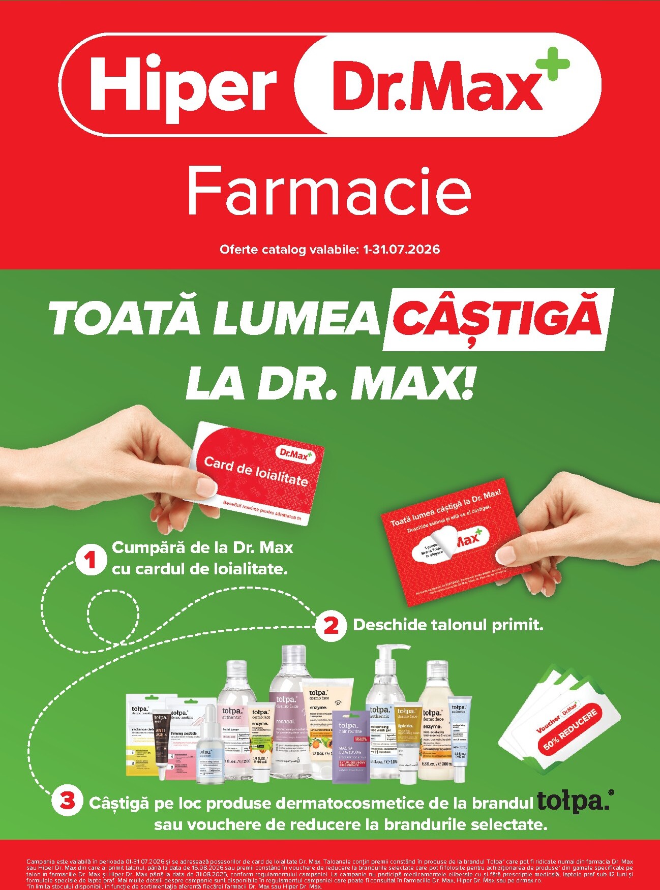 Brosura Dr. Max - Hiper Farmacie valabilă de la miercuri 01.07.2026 până la vineri 31.07.2026