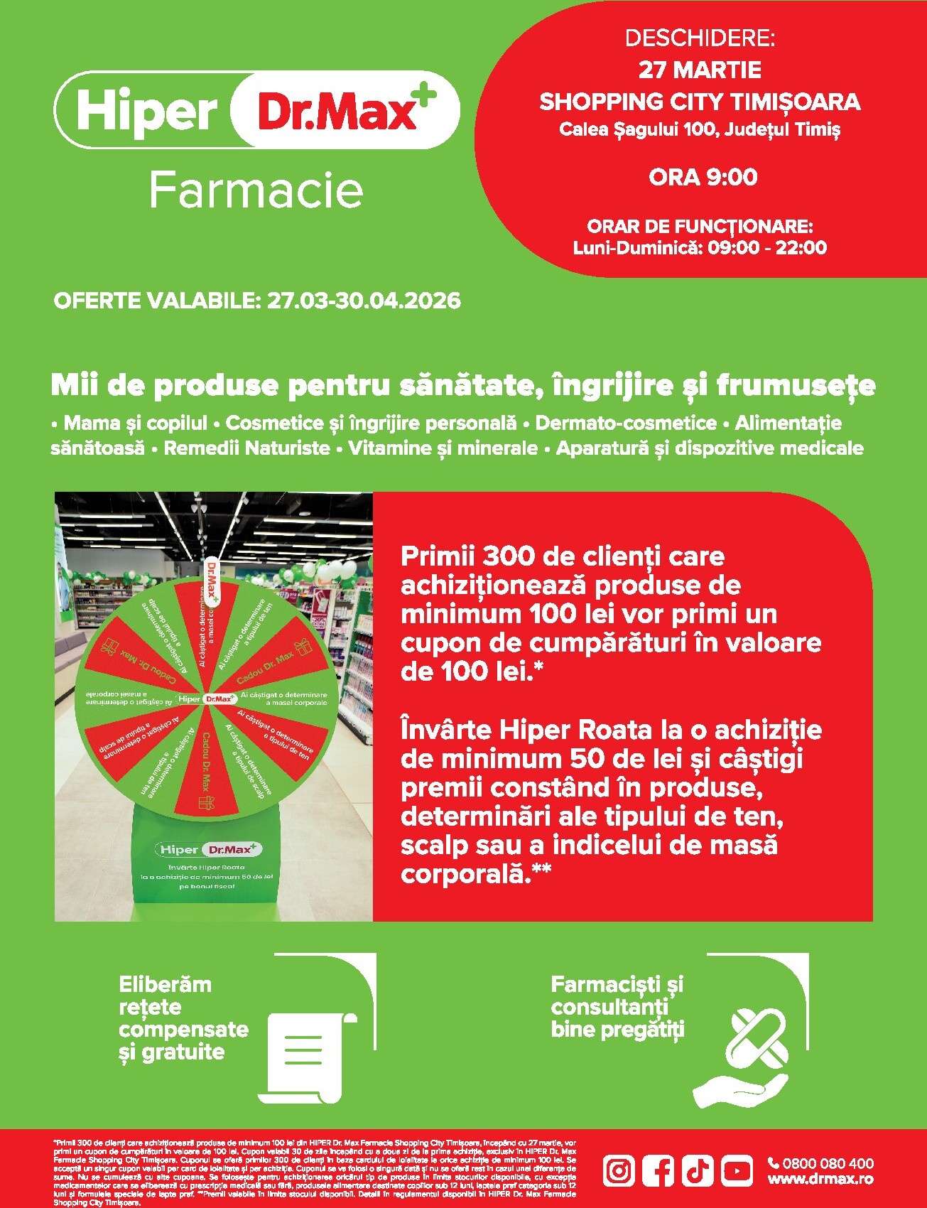 Catalog Dr. Max - Hiper Farmacie online – oferte valabile din 27.03.2026