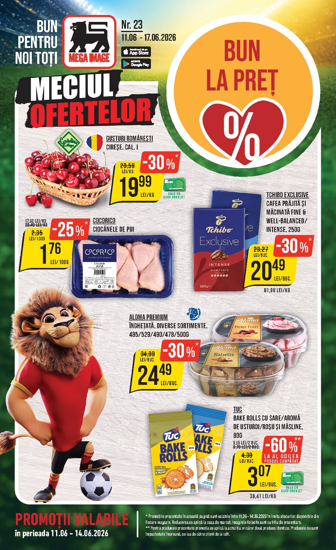 Brosura MEGA IMAGE valabilă de la joi 11.06.2026 până la miercuri 17.06.2026
