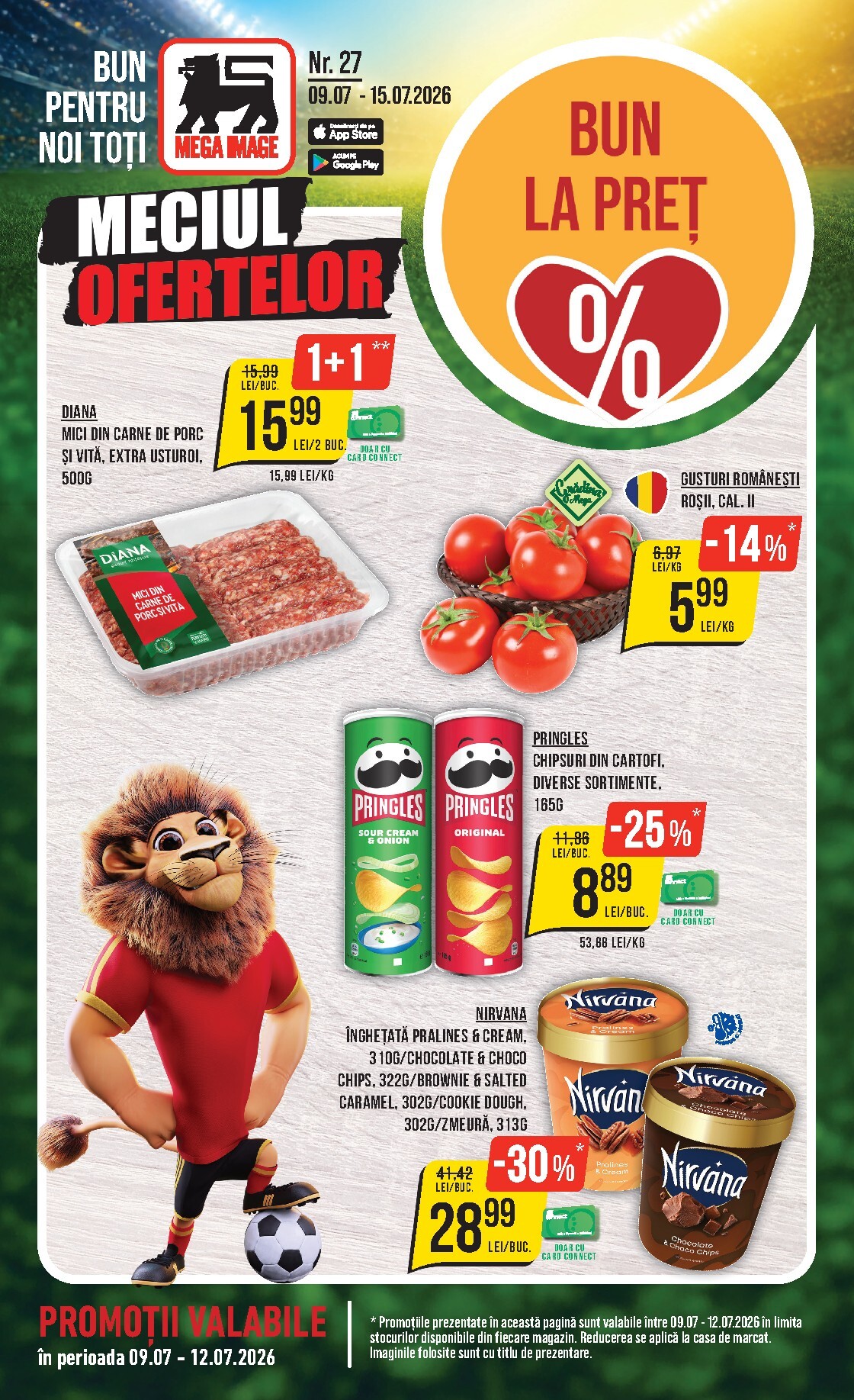 Brosura MEGA IMAGE - Revista nr 27 2026 valabilă de la joi 09.07.2026 până la miercuri 15.07.2026