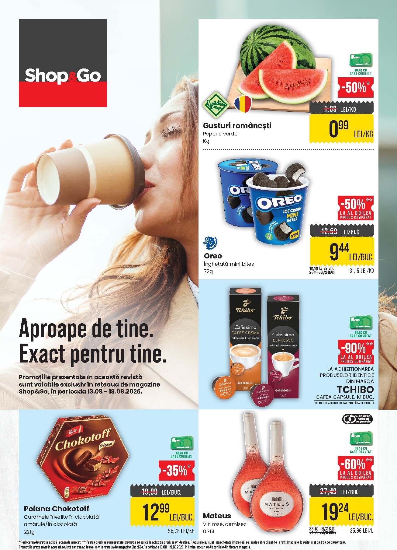 Brosura Mega Image - Shop&Go valabilă de la joi 13.08.2026 până la miercuri 19.08.2026