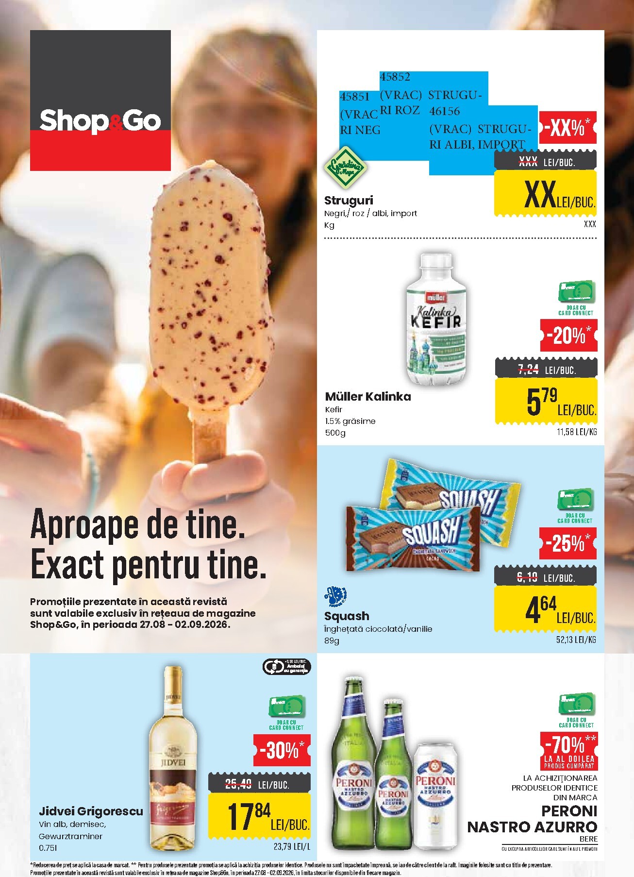 Brosura Mega Image - Shop&Go valabilă de la joi 27.08.2026 până la miercuri 02.09.2026