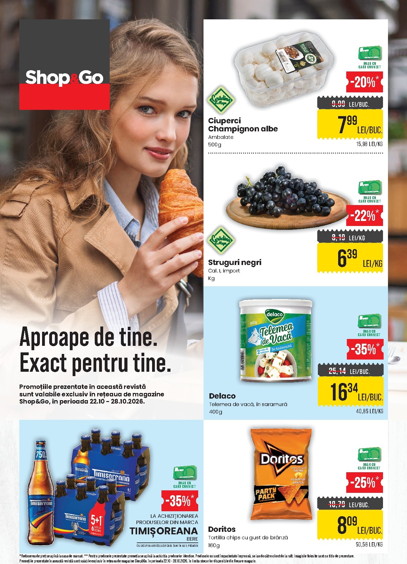Brosura Mega Image - Shop&Go valabilă de la joi 22.10.2026 până la miercuri 28.10.2026