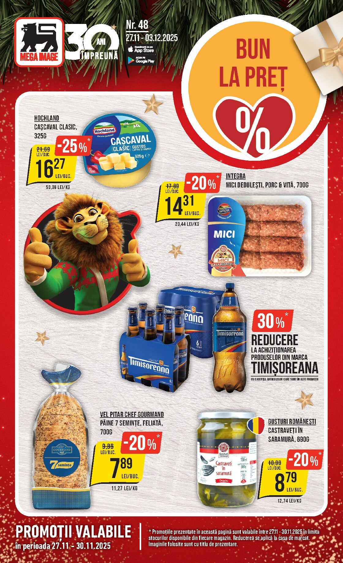 Descoperiți ofertele la LIDL: Fistic 250 gr - 13,49 lei, Kaufland: Oală cu capac - 74,99 lei, și Carrefour: File de porc - 1,89 lei/100 gr în data de 2025-11-26 și cele mai noi promoții și reduceri