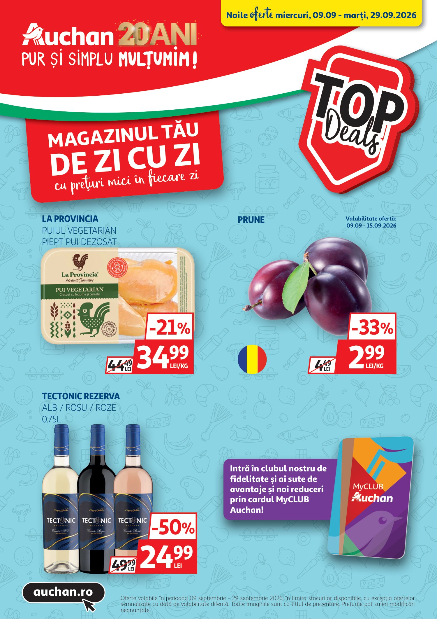Brosura Auchan valabilă de la miercuri 09.09.2026 până la marți 29.09.2026