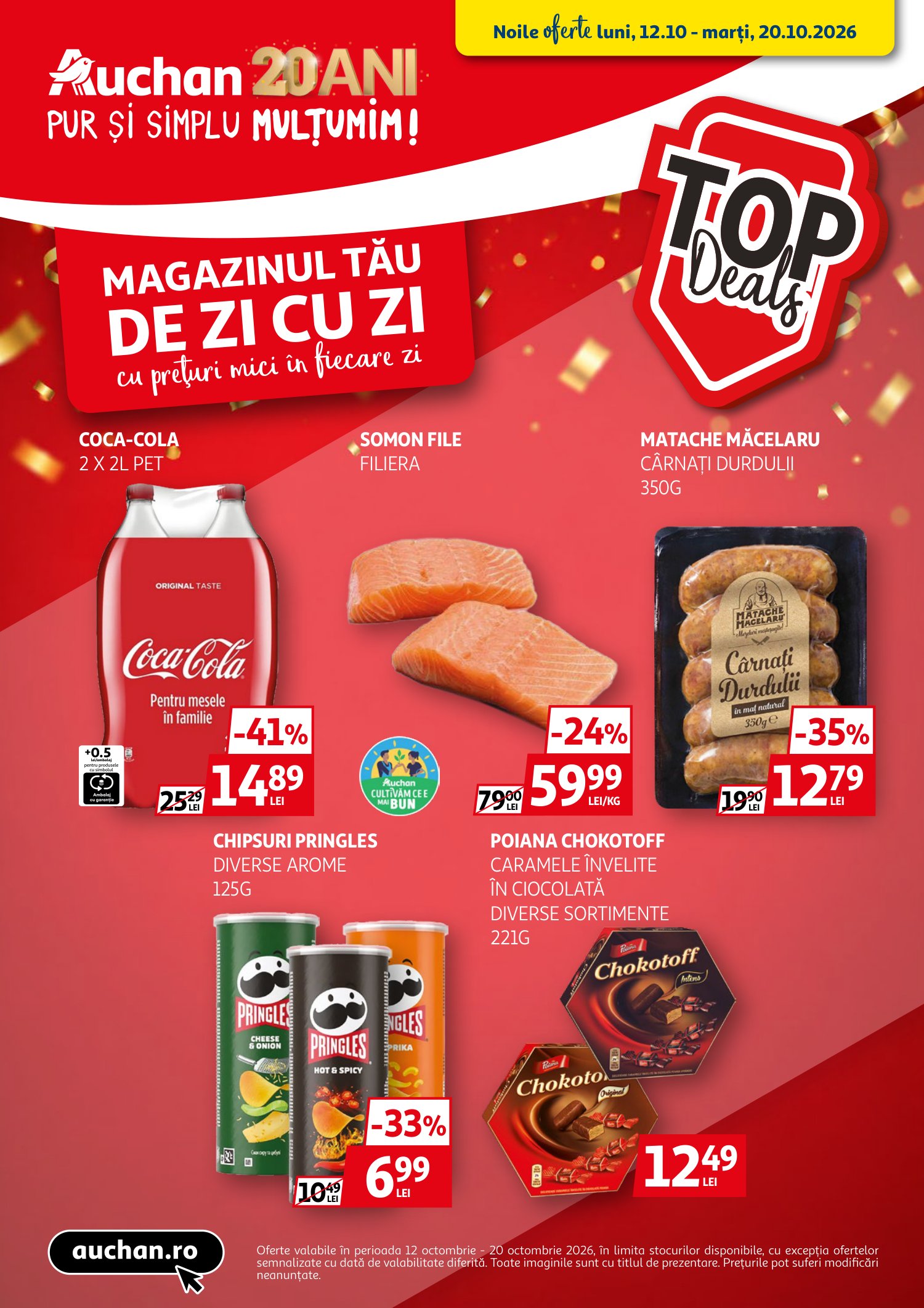 Brosura Auchan valabilă de la luni 12.10.2026 până la marți 20.10.2026