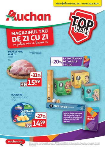 Catalog Auchan online – oferte valabile din 28.01.