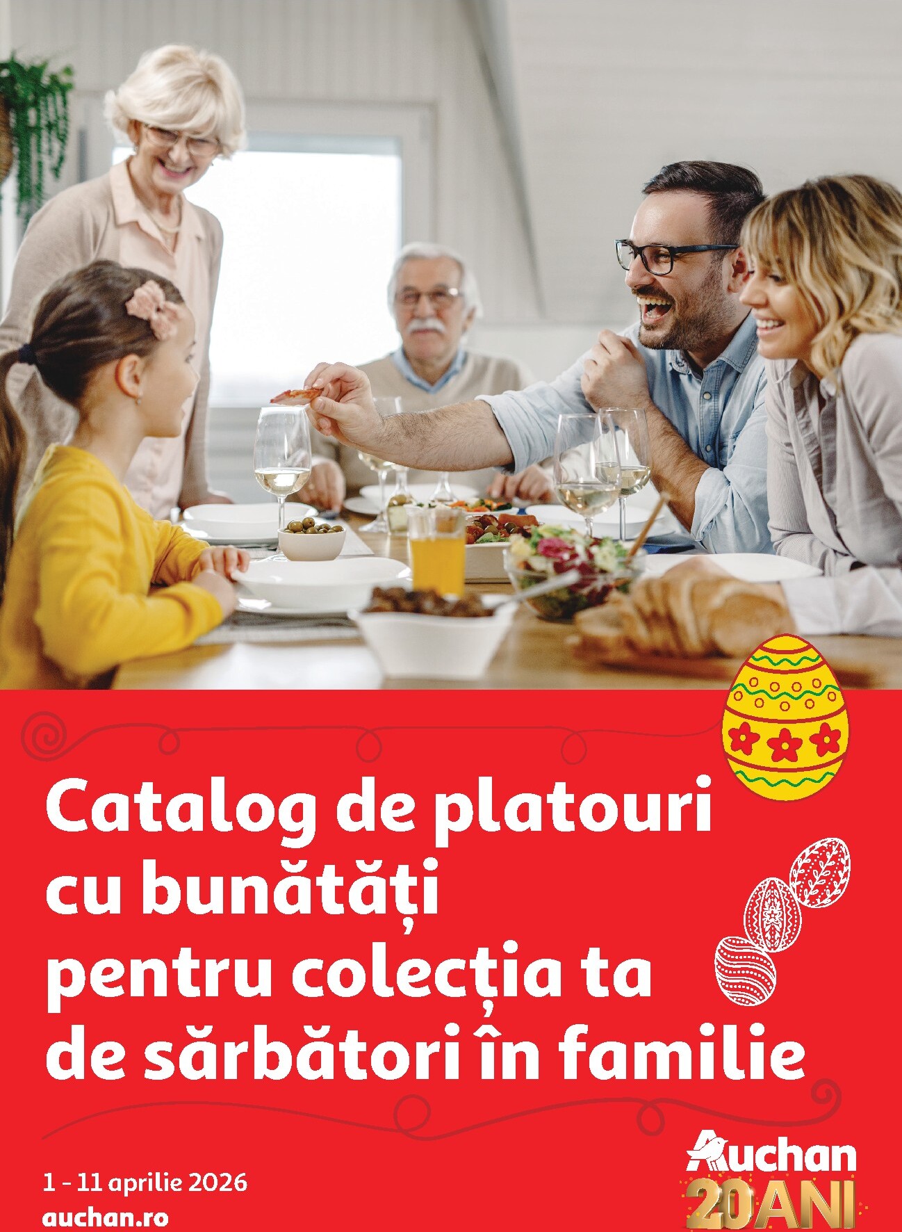 Brosura Auchan - Catalog da Platouri valabilă de la miercuri 01.04.2026 până la sâmbătă 11.04.2026