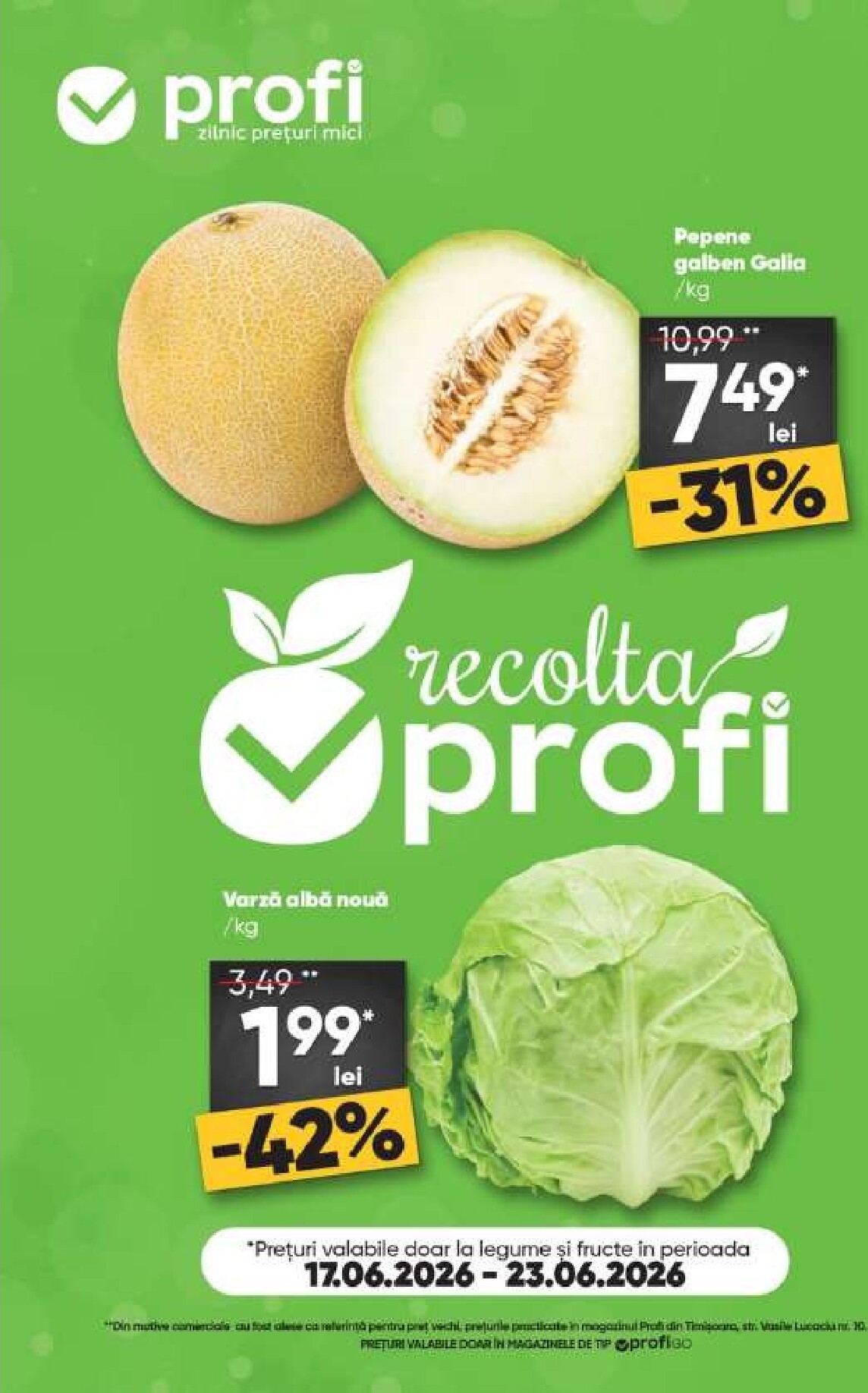Brosura PROFI Fresh valabilă de la miercuri 17.06.2026 până la marți 23.06.2026