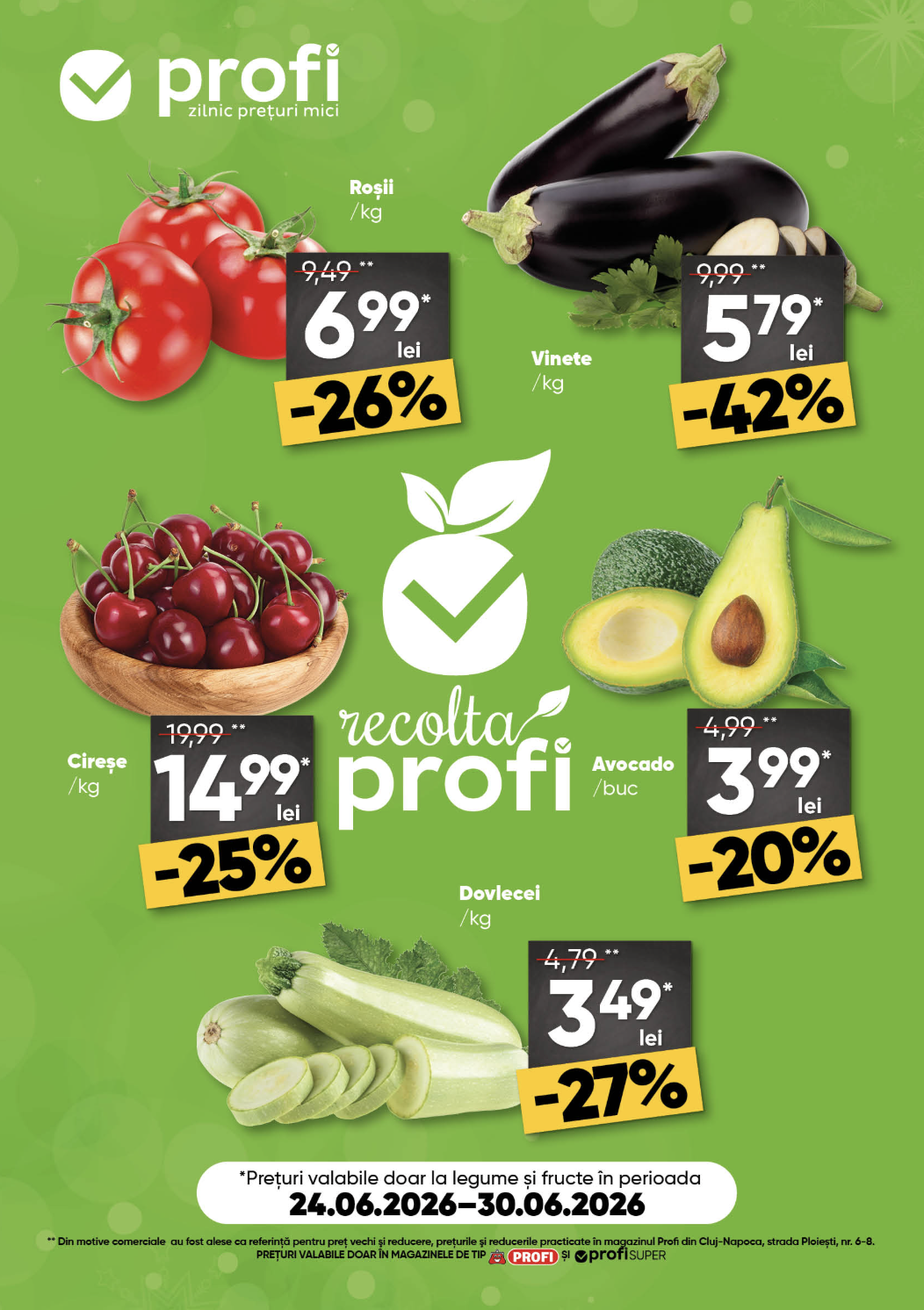 Brosura PROFI Super - Fresh Saptamana valabilă de la miercuri 24.06.2026 până la marți 30.06.2026