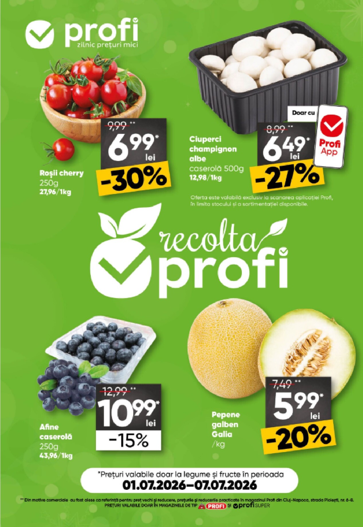 Brosura PROFI Fresh Magazine valabilă de la miercuri 01.07.2026 până la marți 07.07.2026