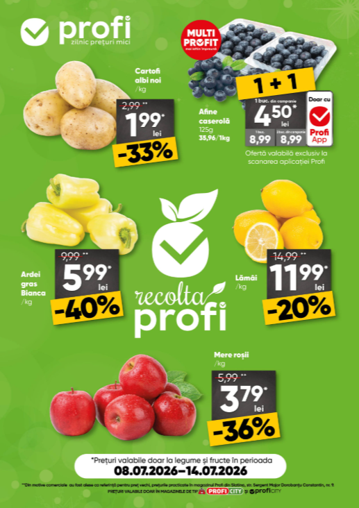 Brosura PROFI Loco Fresh Magazine valabilă de la miercuri 08.07.2026 până la marți 14.07.2026