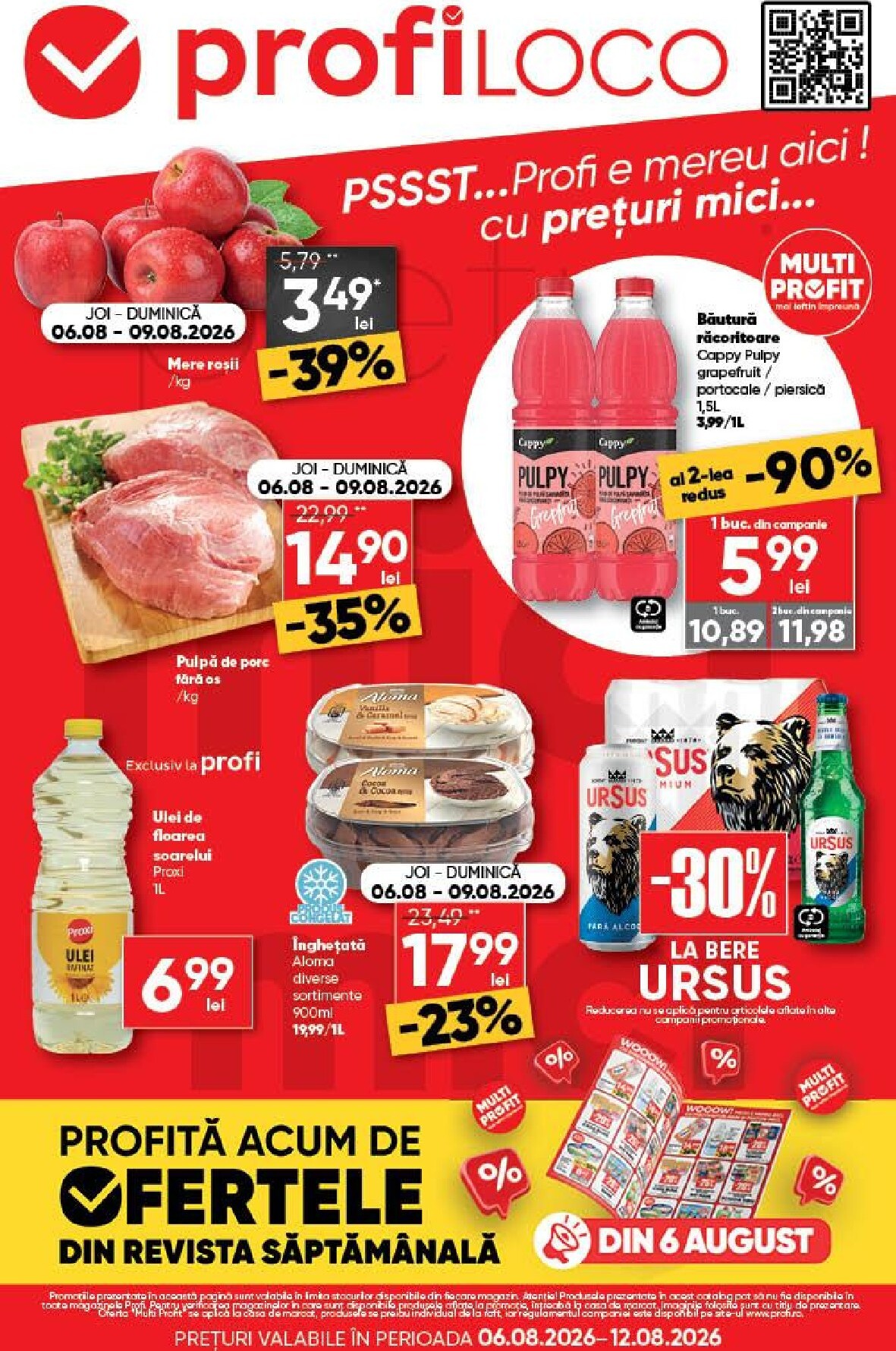 Brosura PROFI Loco valabilă de la joi 06.08.2026 până la miercuri 12.08.2026